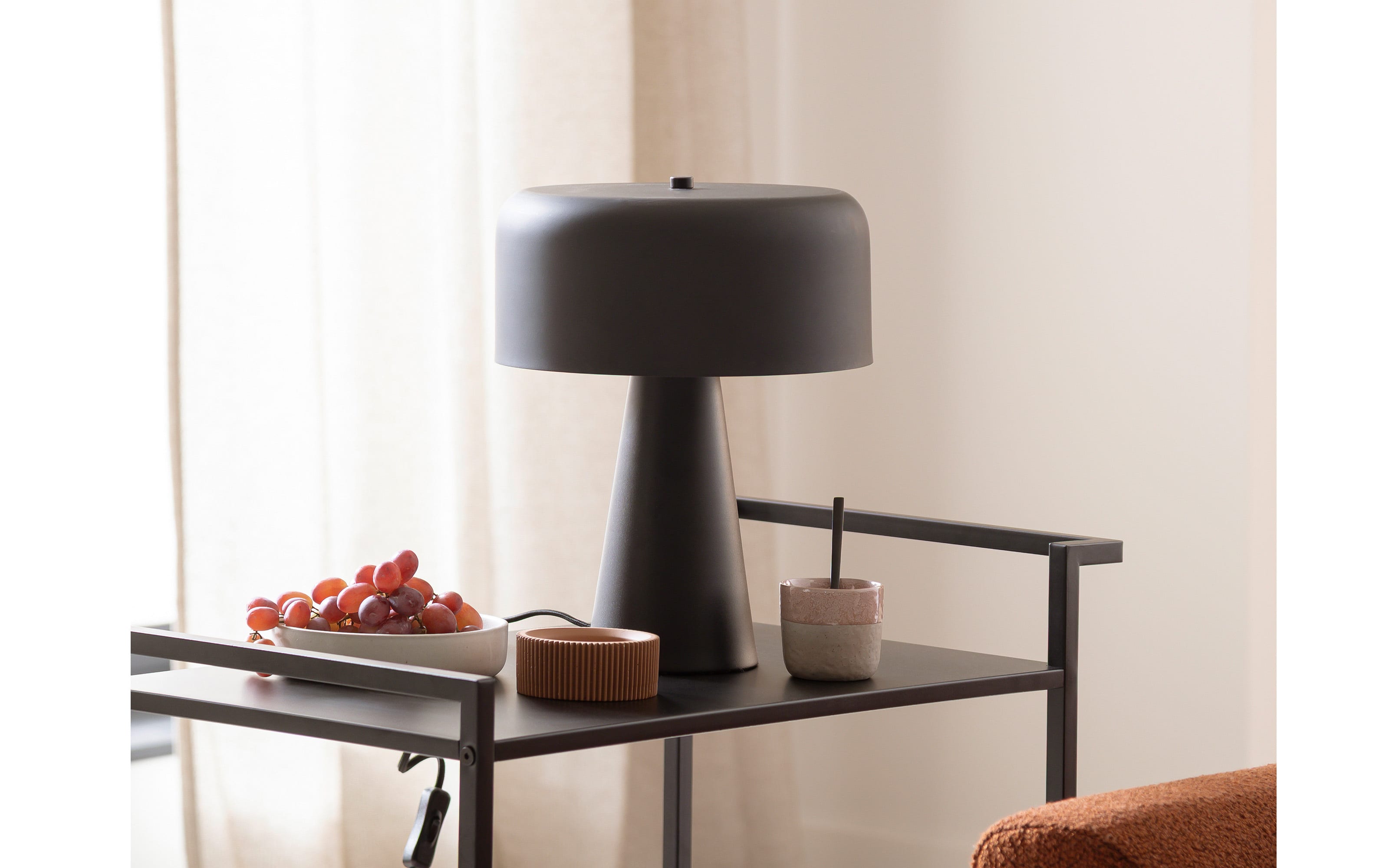 Tischleuchte Pento, schwarz