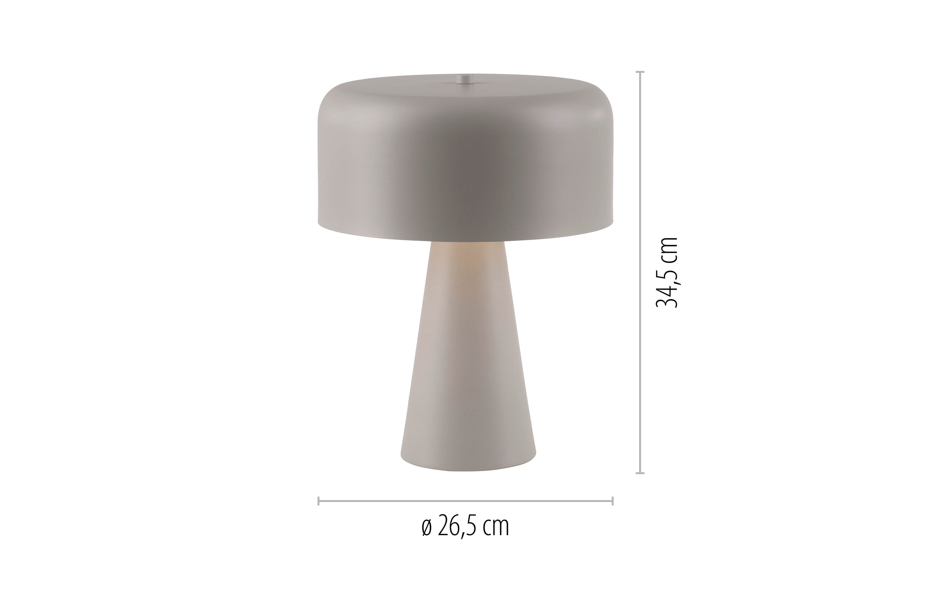 Tischleuchte Pento, sand