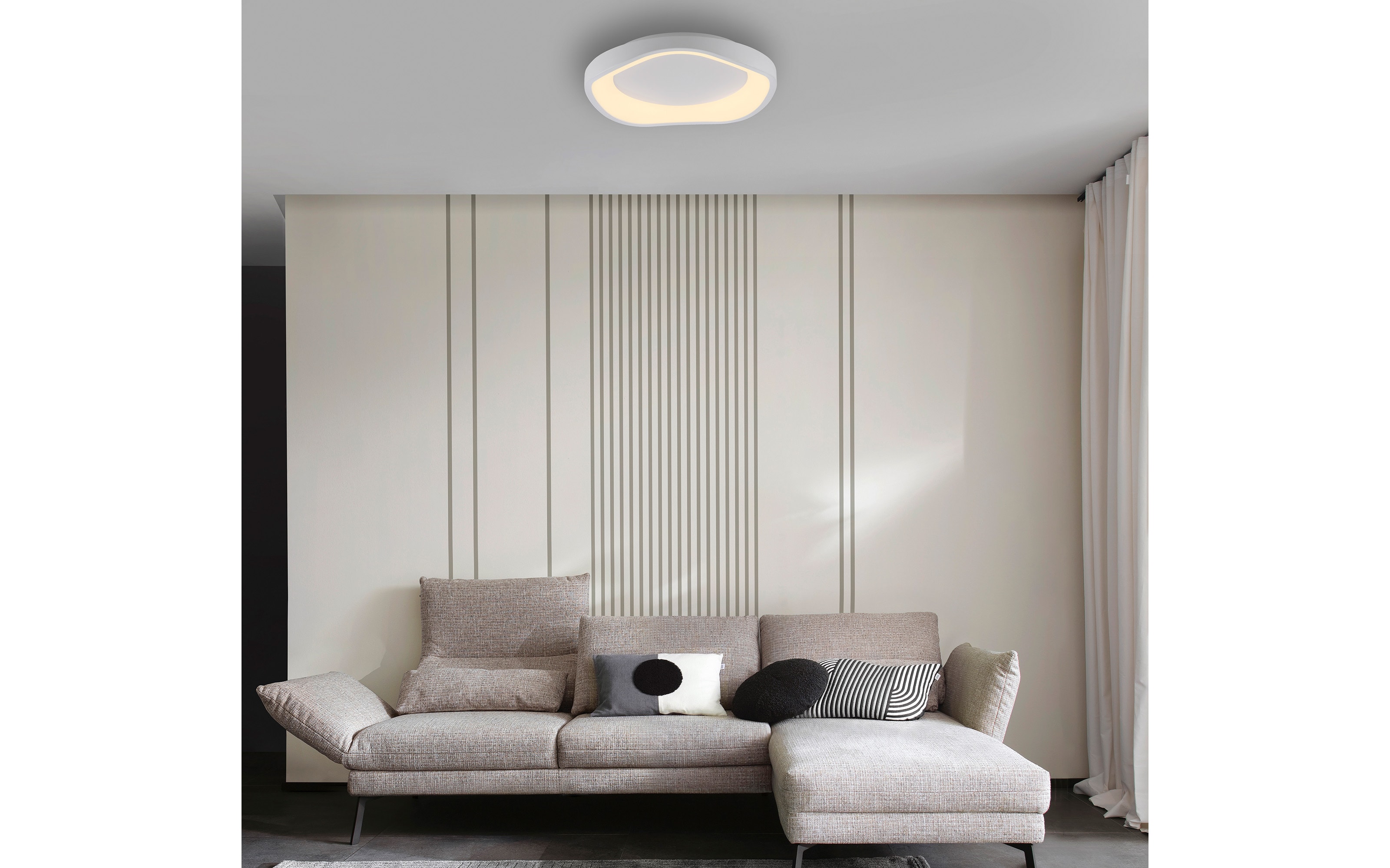 LED-Deckenleuchte Monta, weiß, inkl. Memoryfunktion