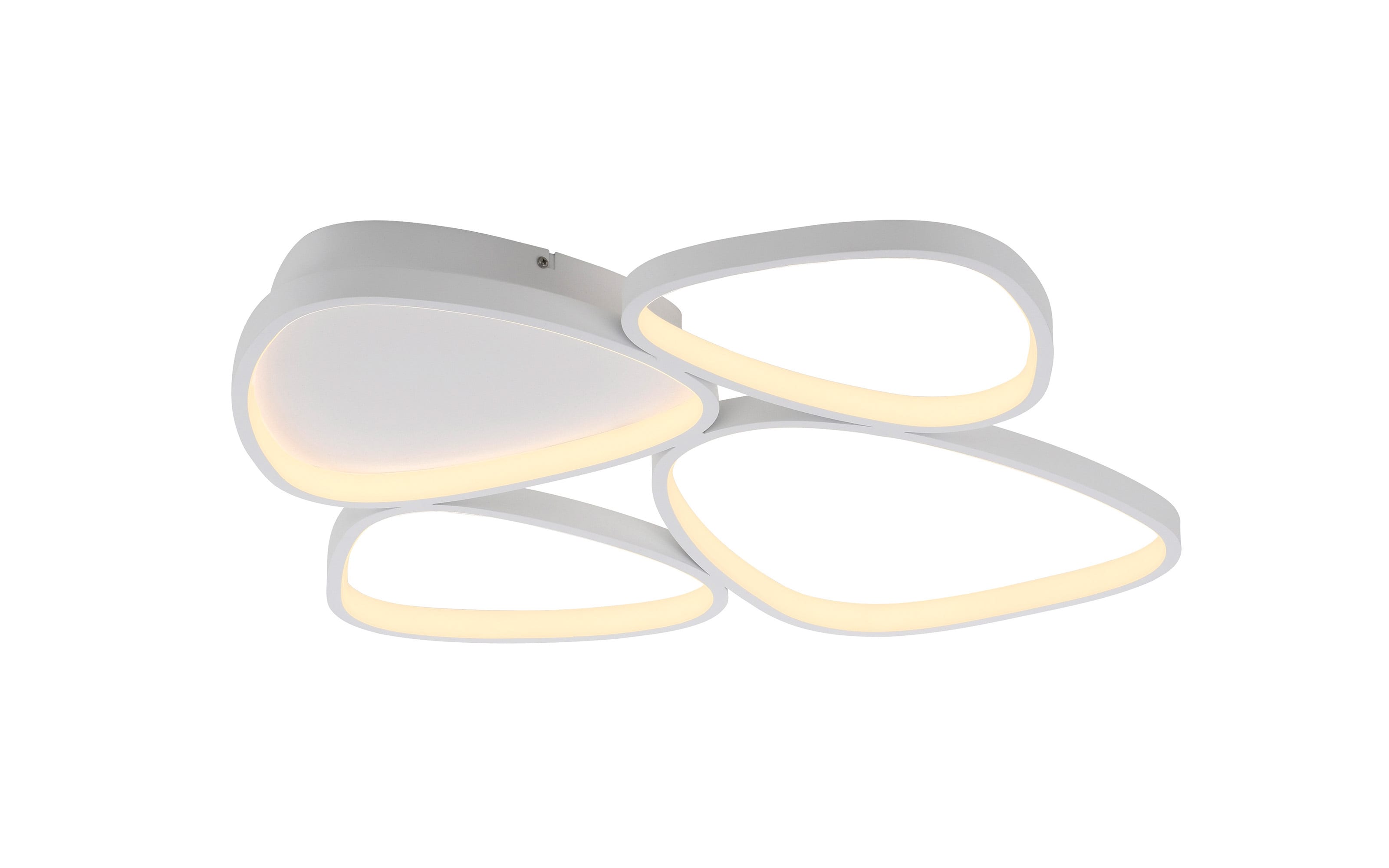 LED-Deckenleuchte Pebbles, weiß, inkl. Memoryfunktion