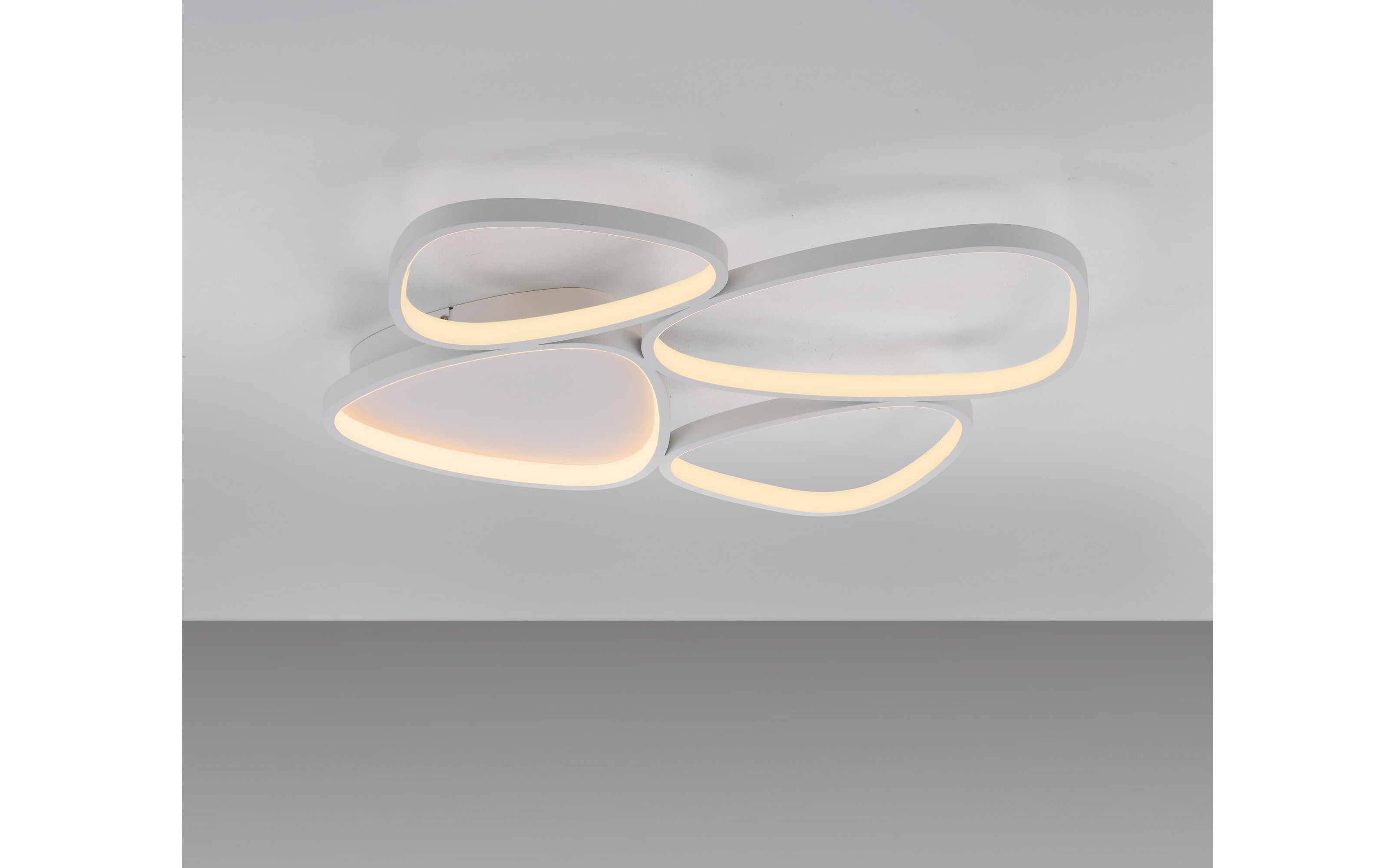 LED-Deckenleuchte Pebbles, weiß, inkl. Memoryfunktion