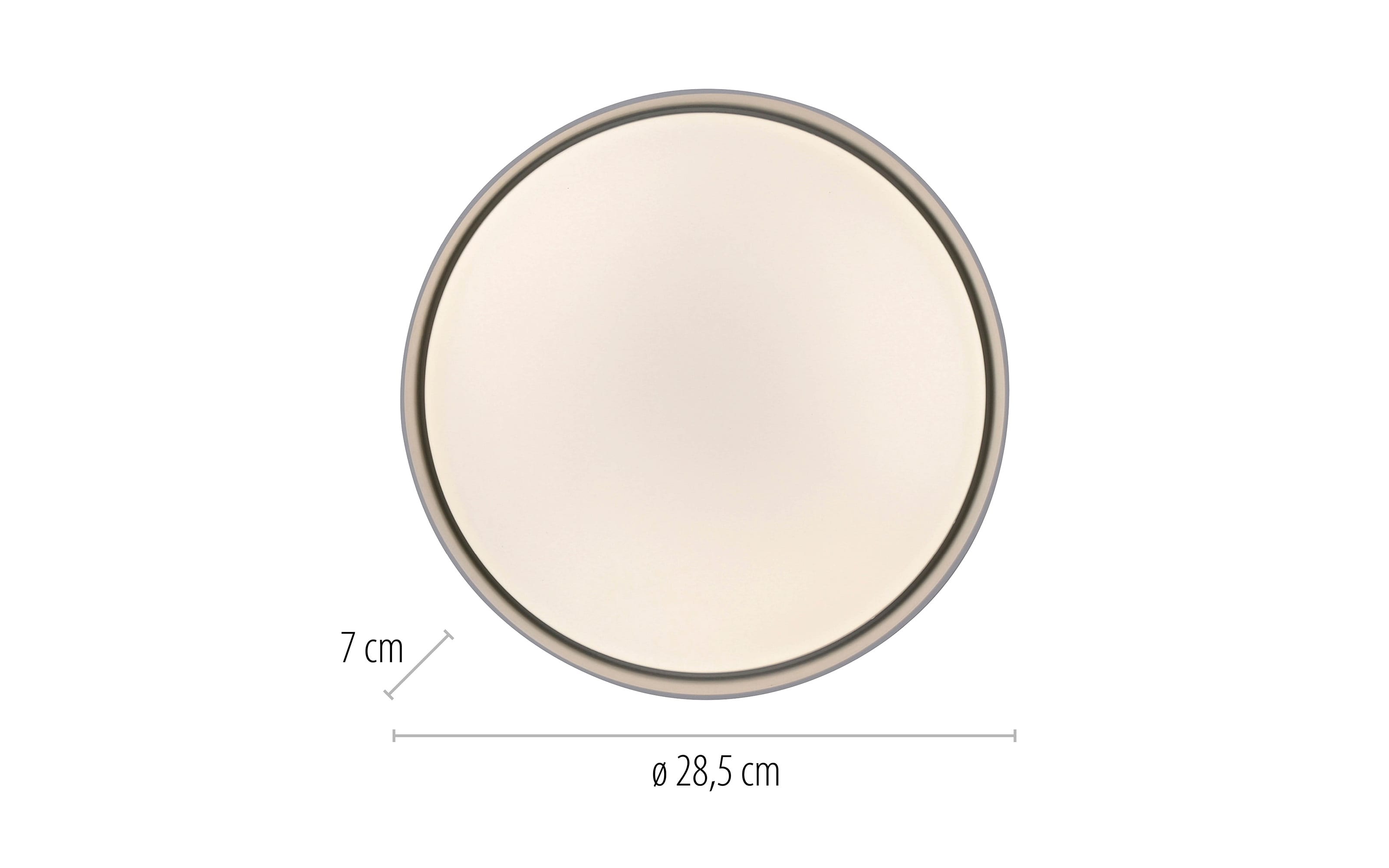 LED-Deckenleuchte Tavoli, schwarz, inkl. Fernbedienung 