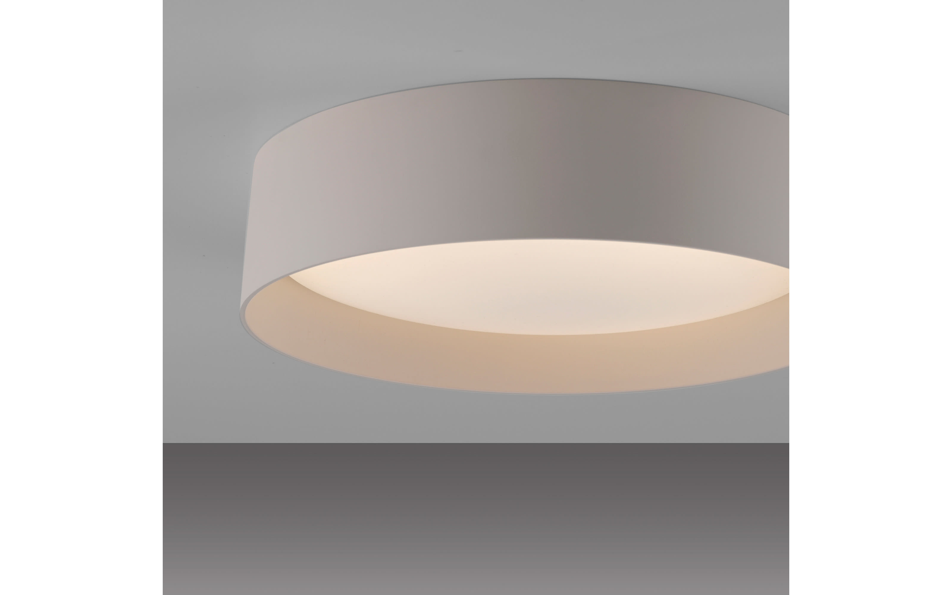 LED-Deckenleuchte Tavoli, sand, inkl. Fernbedienung 