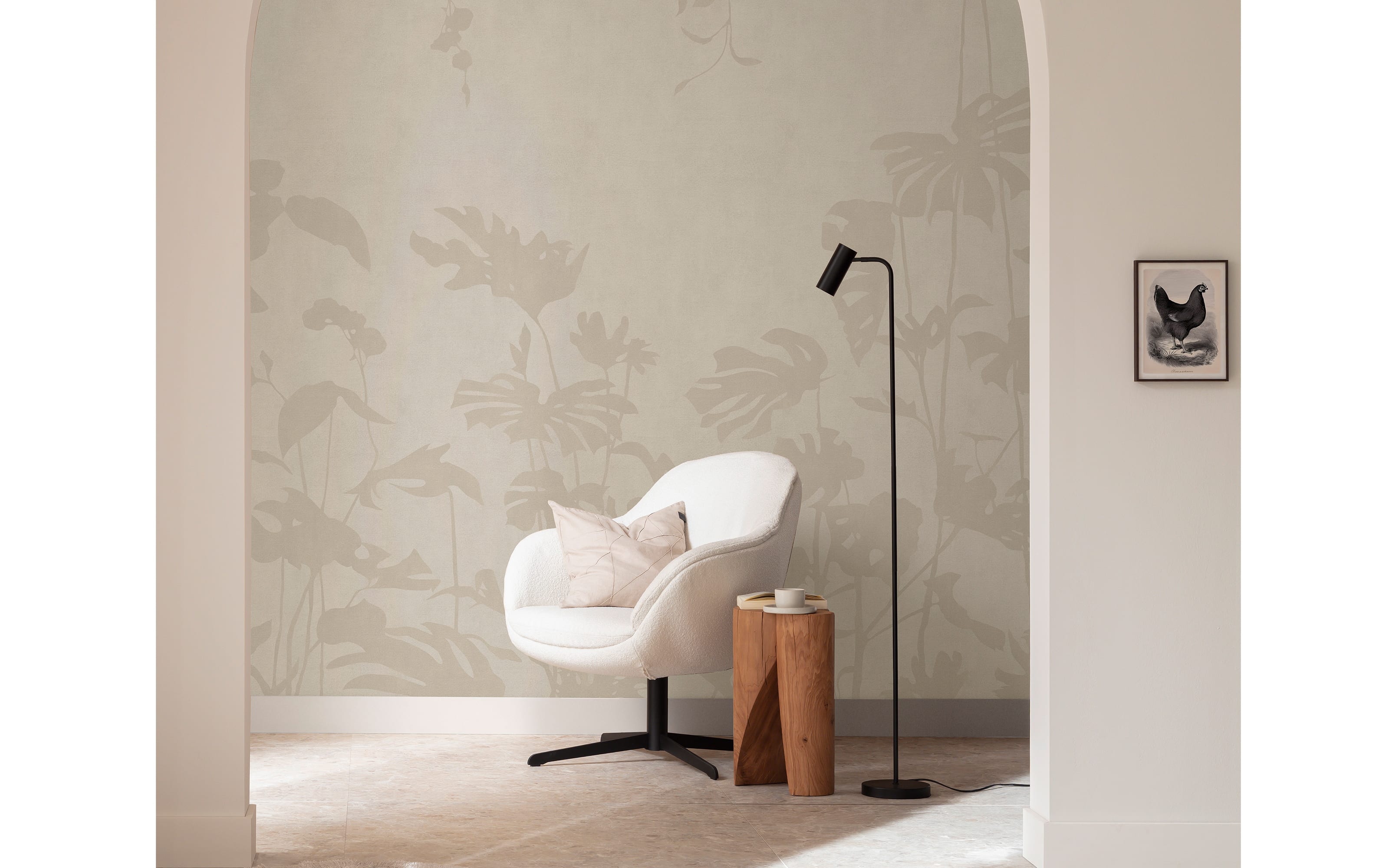 Stehleuchte Rik, schwarz