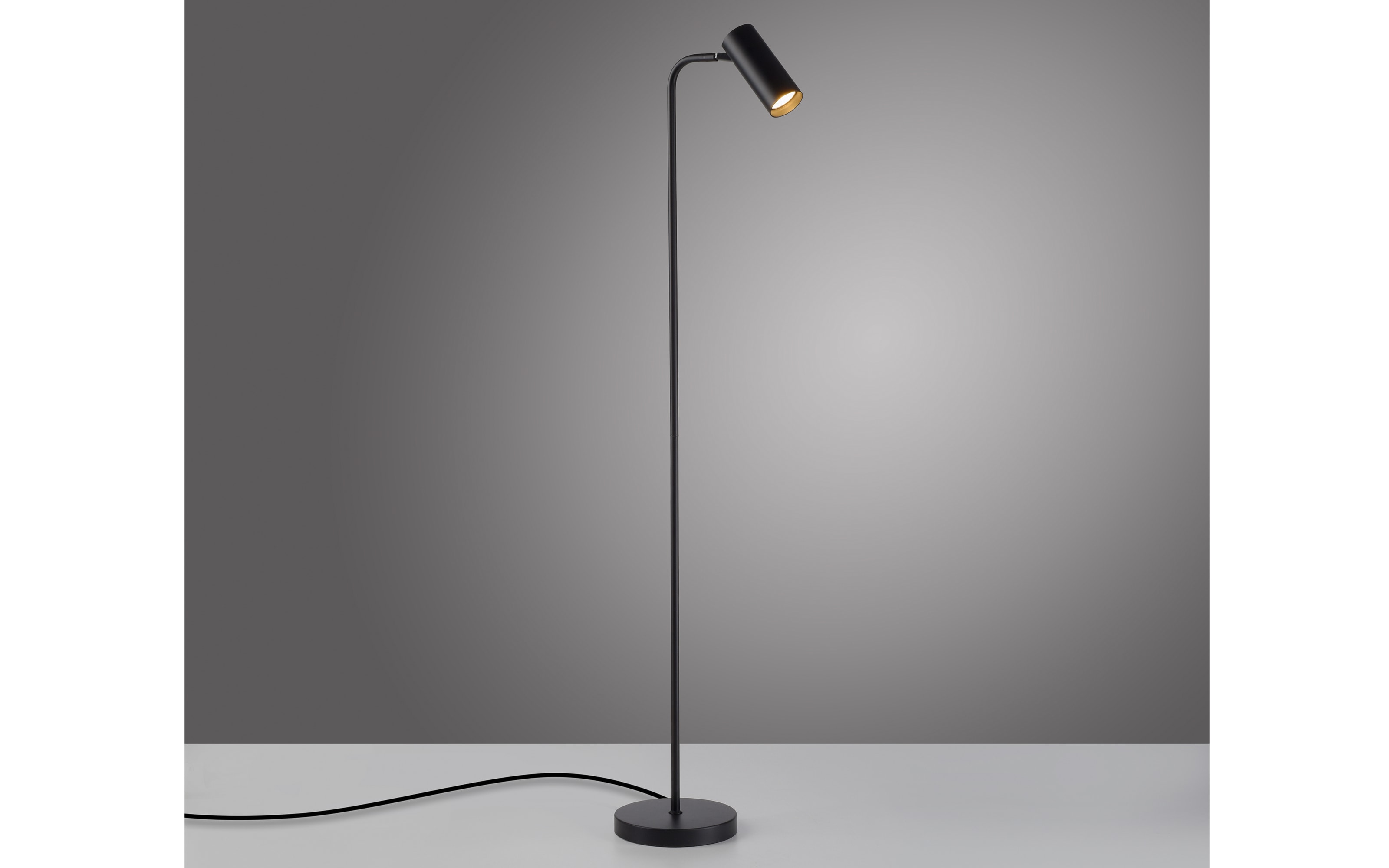 Stehleuchte Rik, schwarz