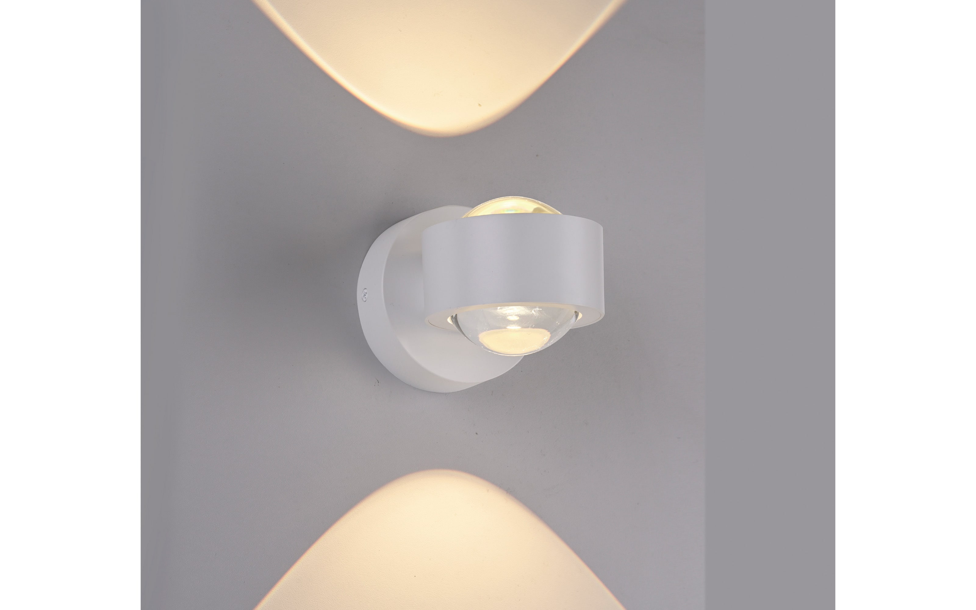 Wandleuchte Chia, weiß