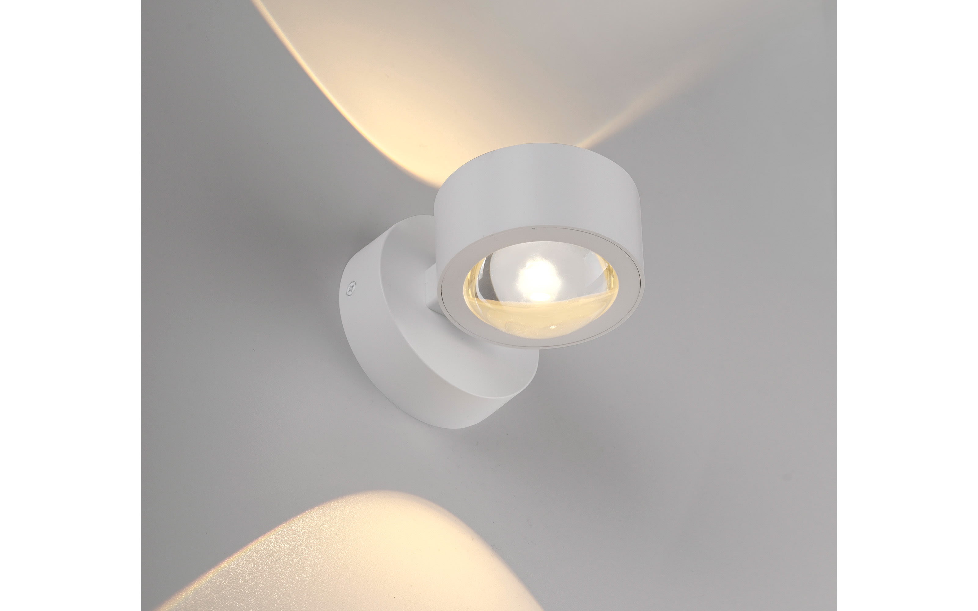 Wandleuchte Chia, weiß