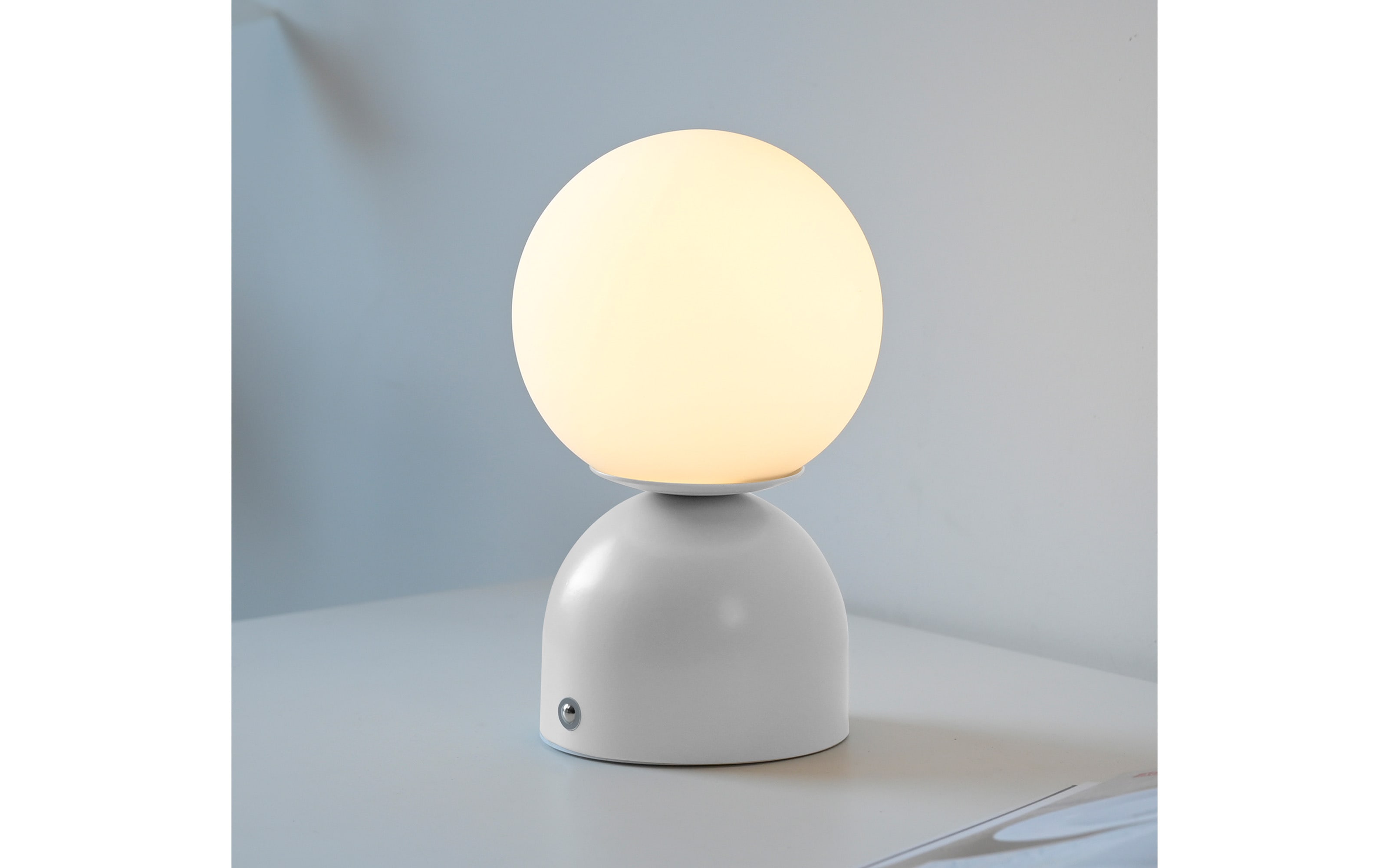 LED-Akkutischleuchte Rudi Schöner Wohnen, weiß, inkl. CCT Funktion