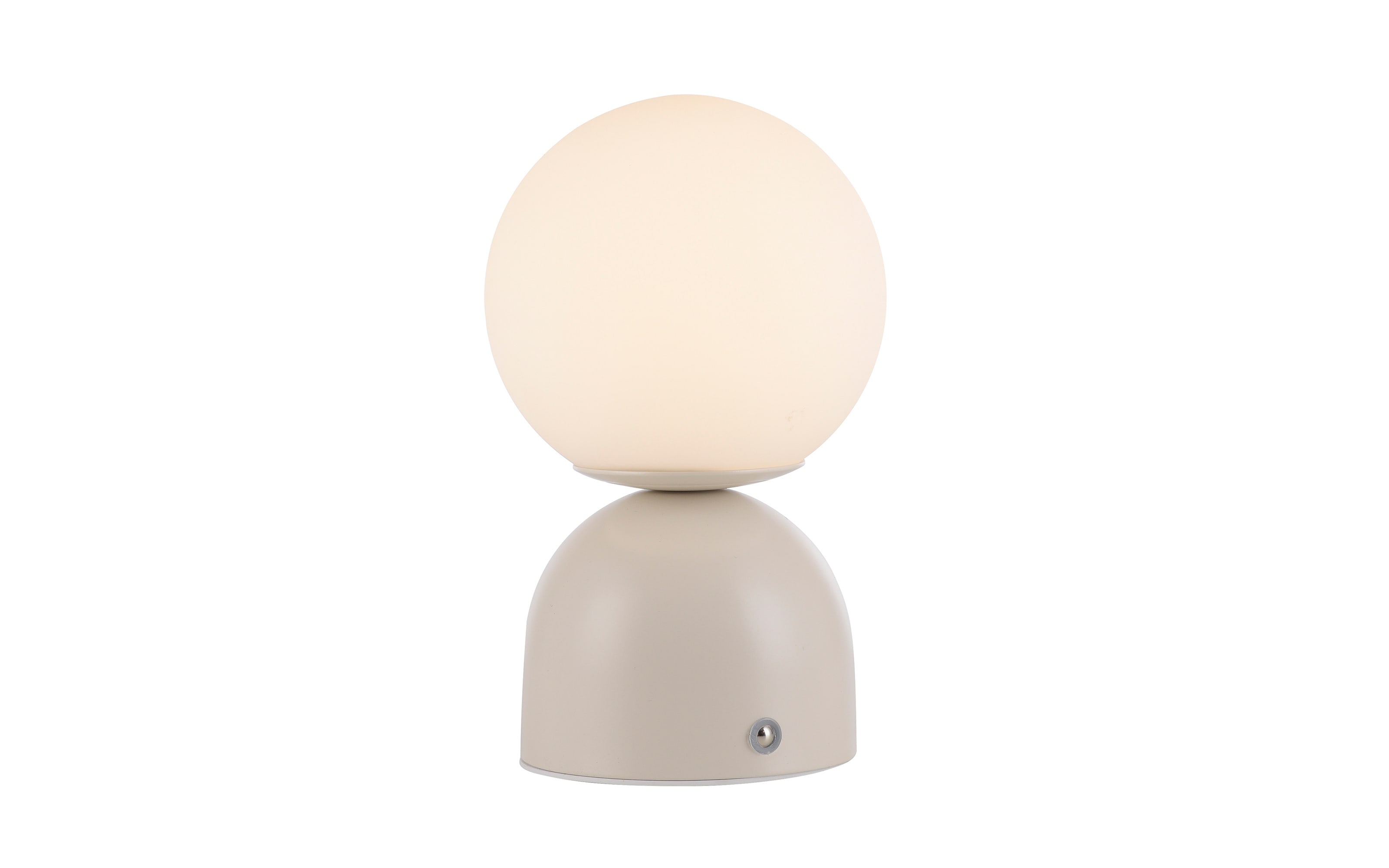 LED-Akkutischleuchte Rudi, sandfarbig, inkl. CCT Funktion