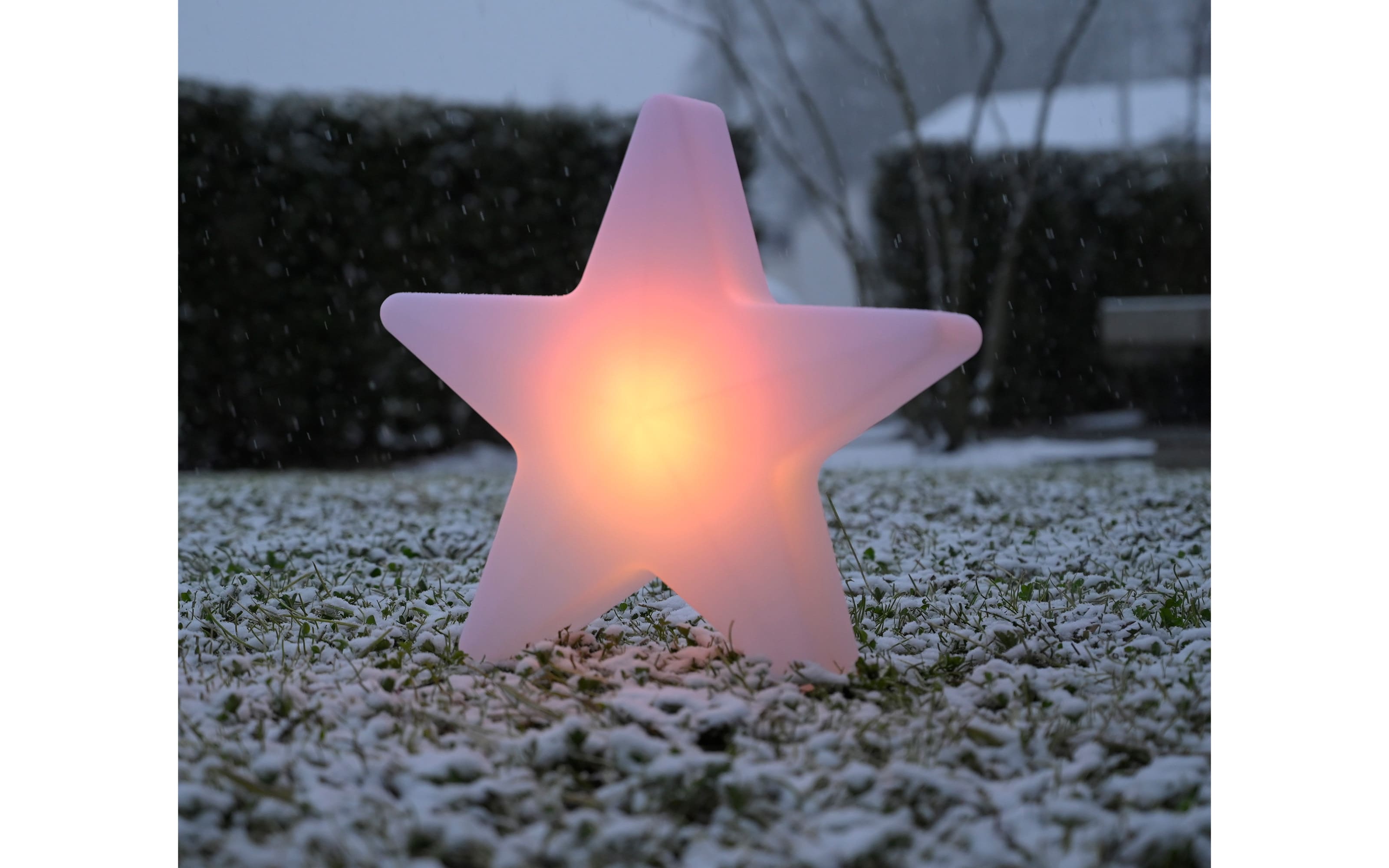 Akku-Tischleuchte Star, weiß, 39,5 cm, inkl. RGBW Farbwechsler