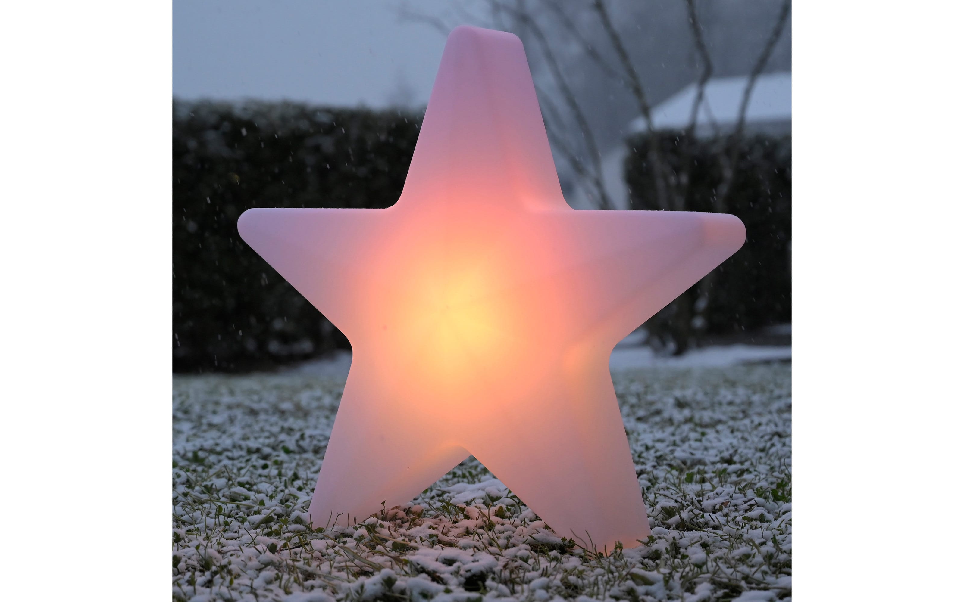 Akku-Tischleuchte Star, weiß, 55 cm, inkl. RGBW Farbwechsler