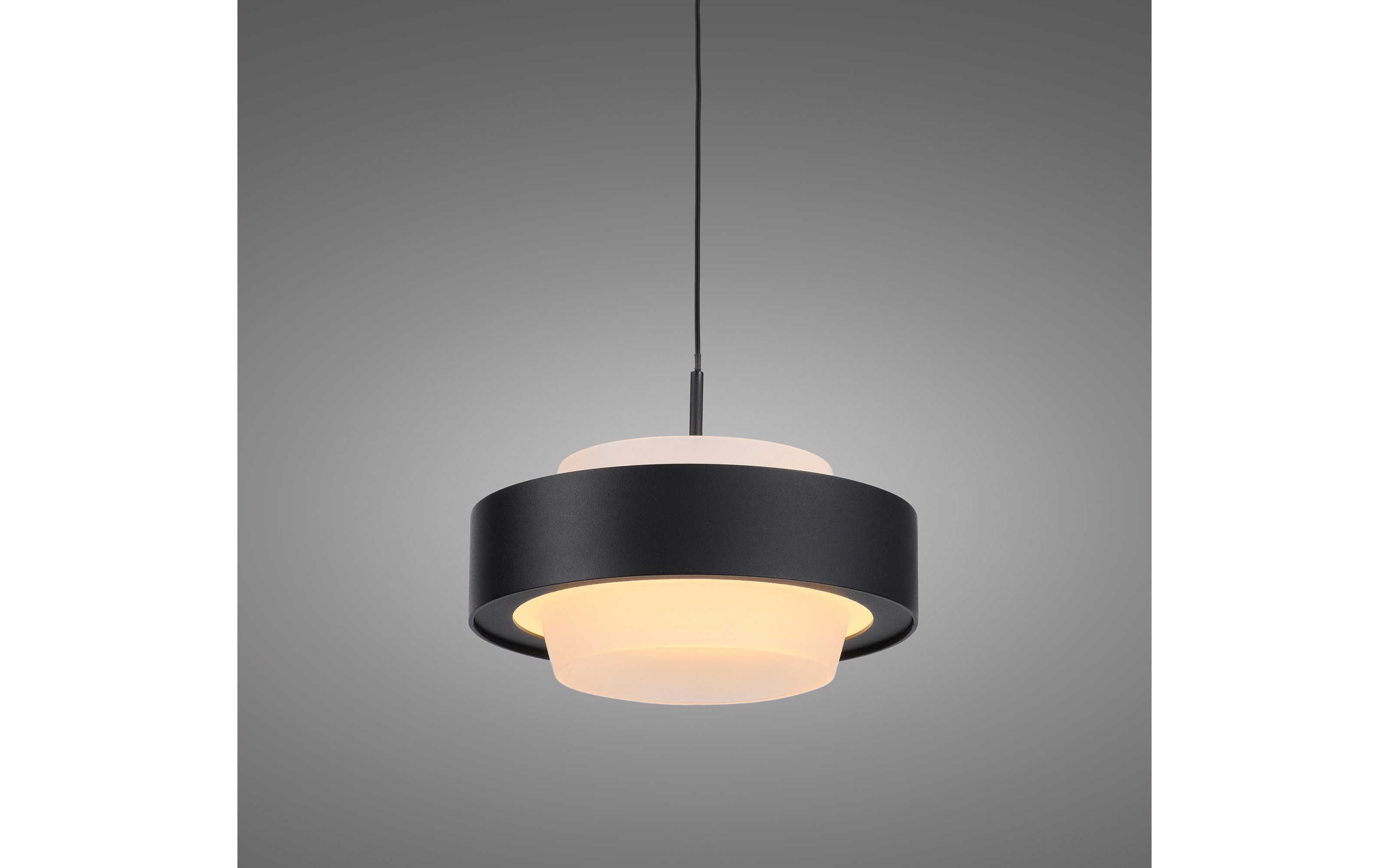 LED-Pendelleuchte Elmo, schwarz