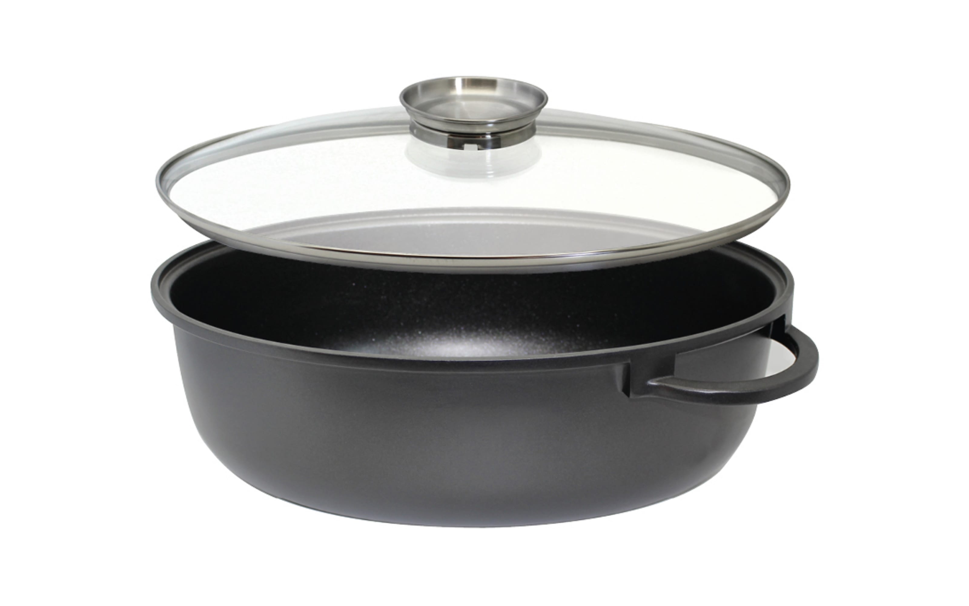 Bräter Alucast, 3tlg, oval, 38cm