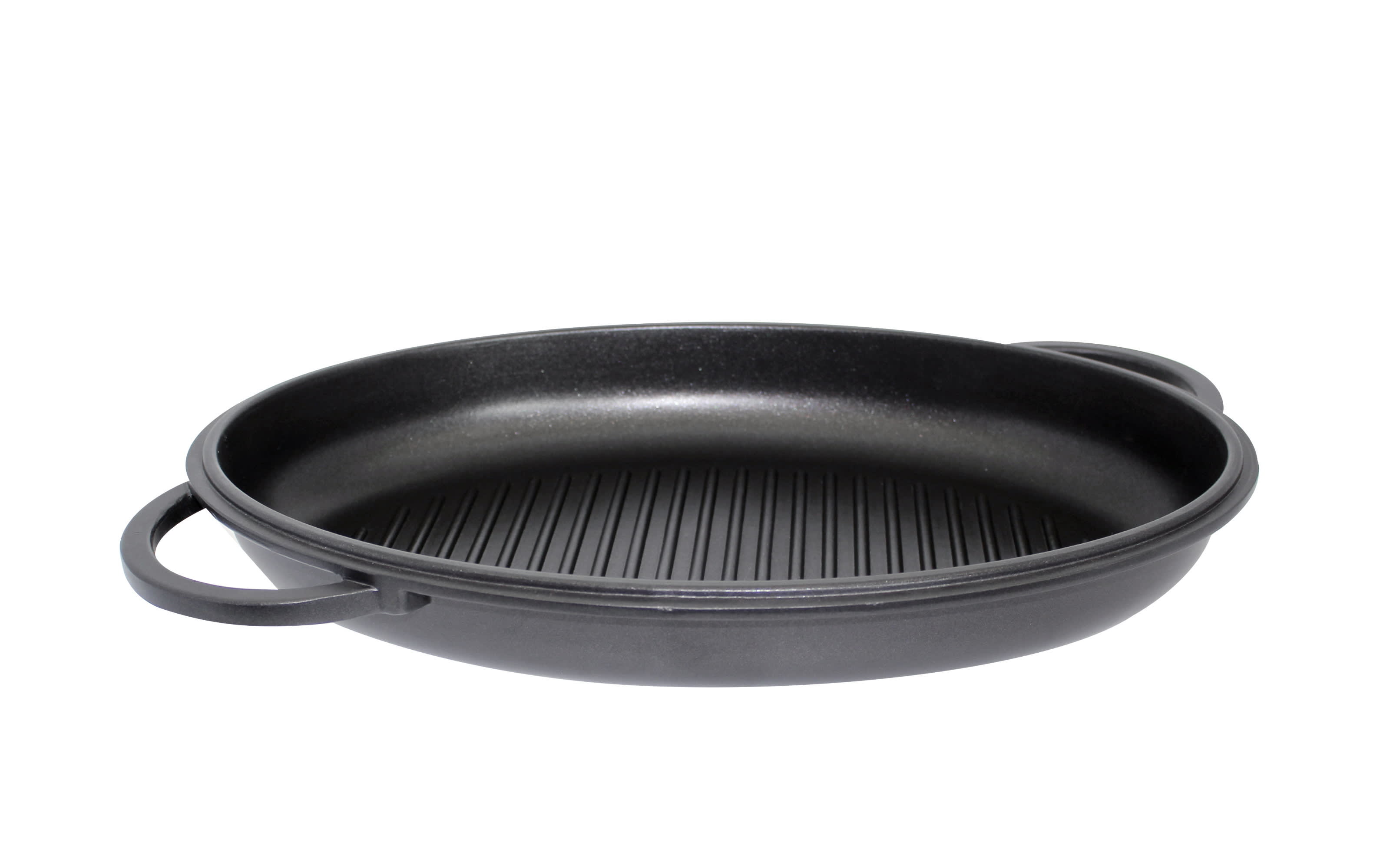 Bräter Alucast, 3tlg, oval, 38cm