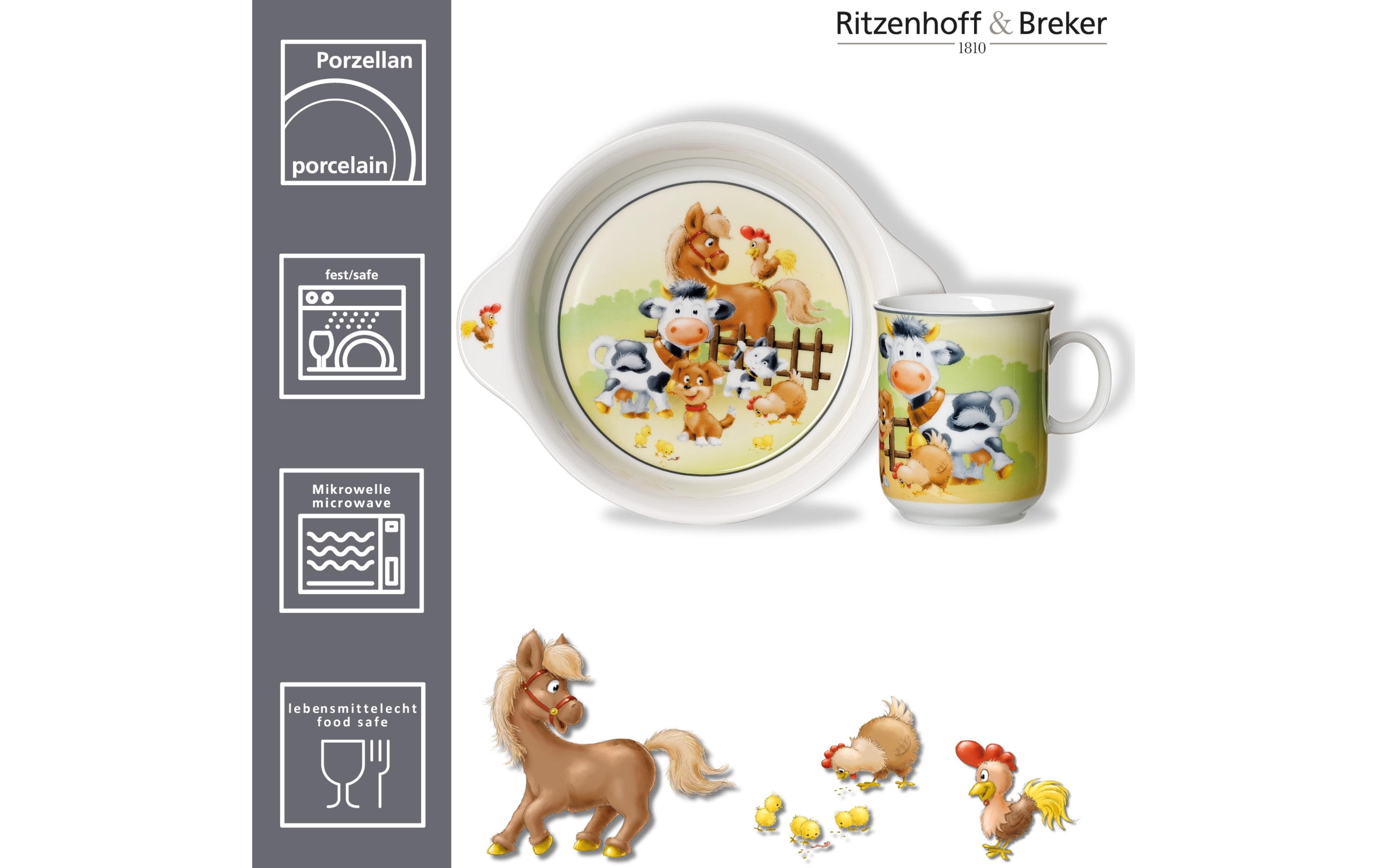 Kinderset Hoftiere, 2-teilig