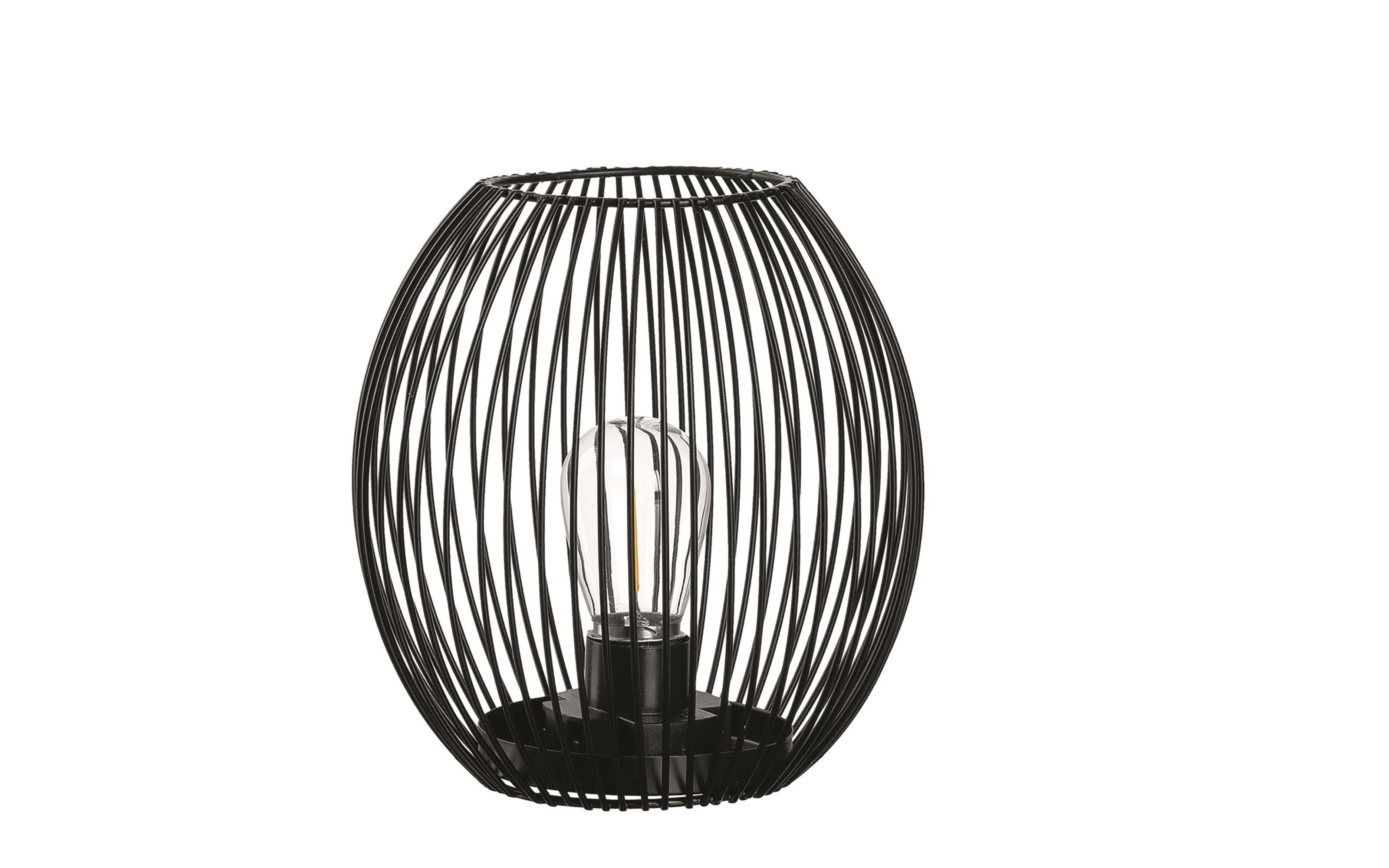 Laterne Casolare, schwarz, LED, 18 cm