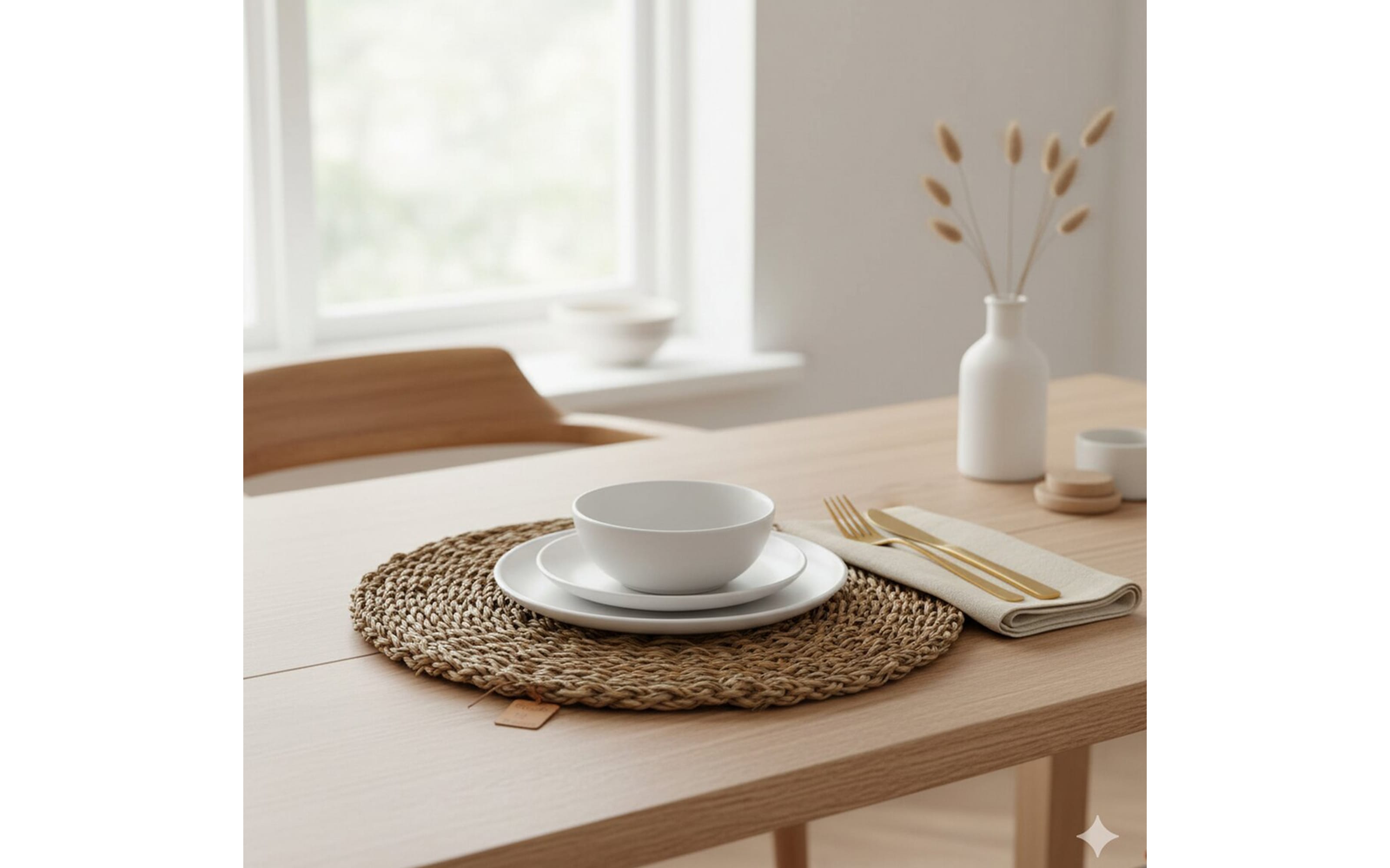 Tischset Sophy, Seegrass, 40 cm