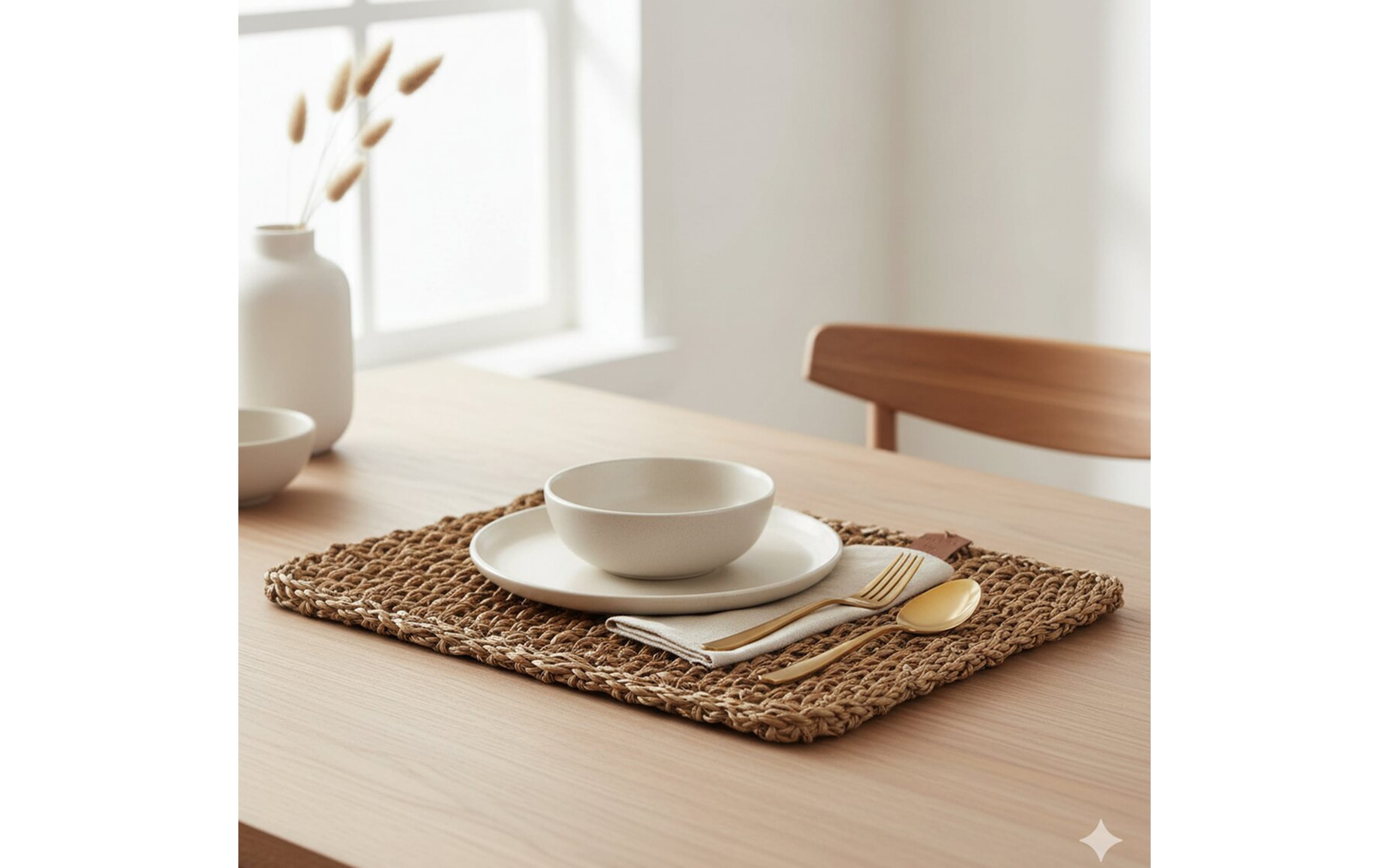 Tischset Sophy, Seegrass, 41 cm