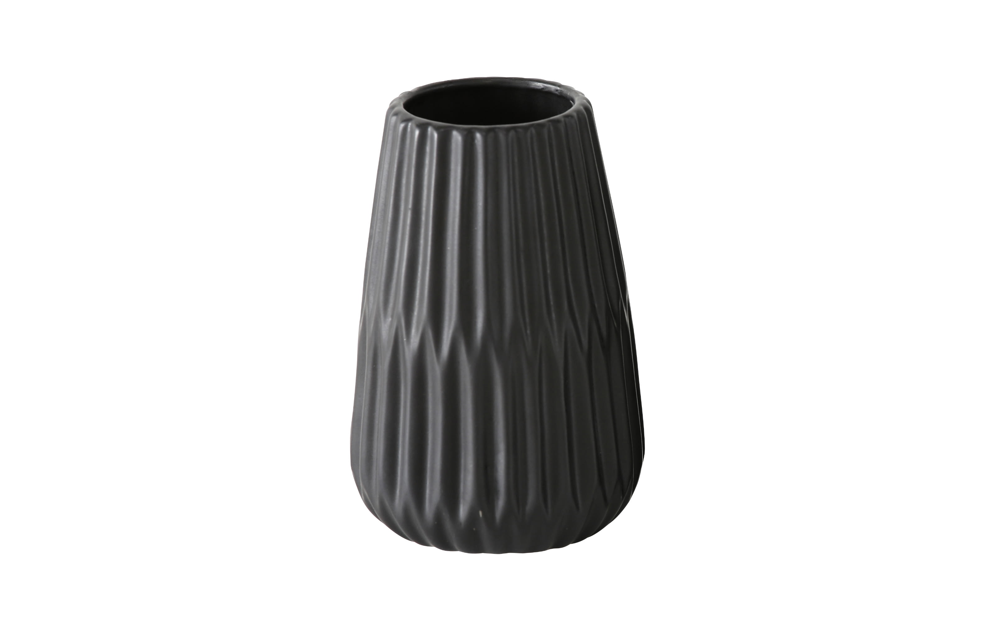 Vase Esko, schwarz, 17 cm