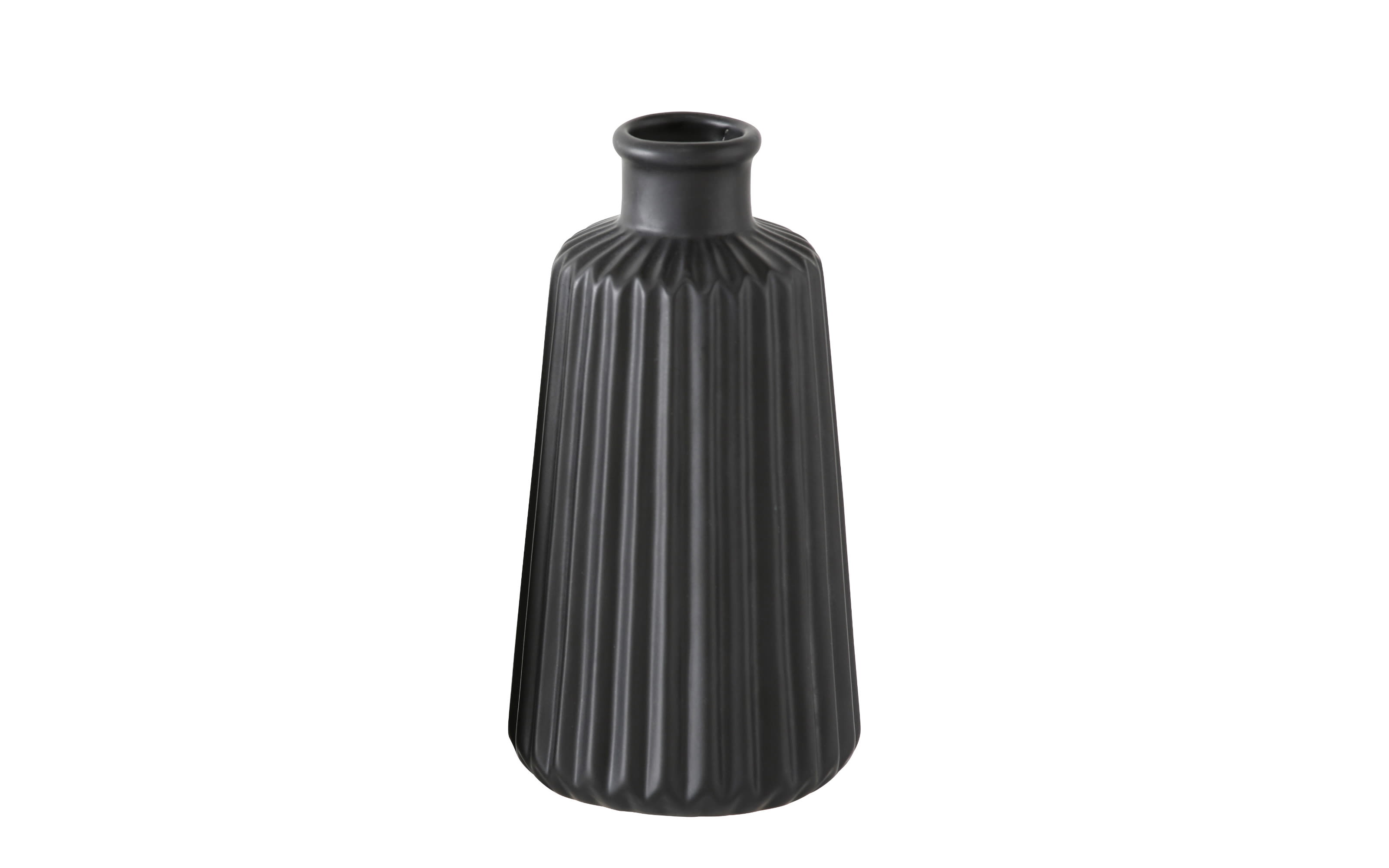 Vase Esko, schwarz, 17 cm