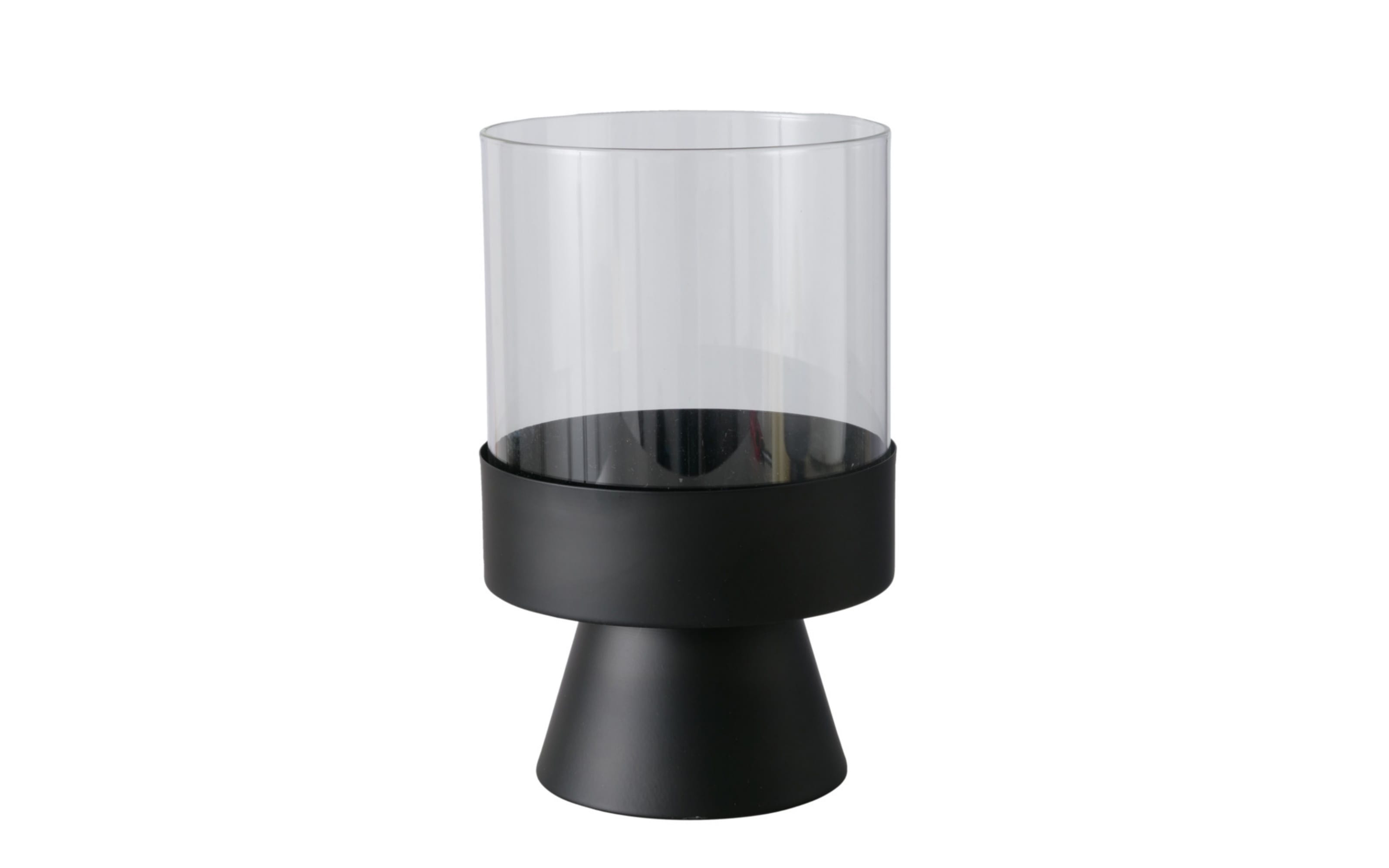 Windlichtset Pallas, schwarz, 2-teilig