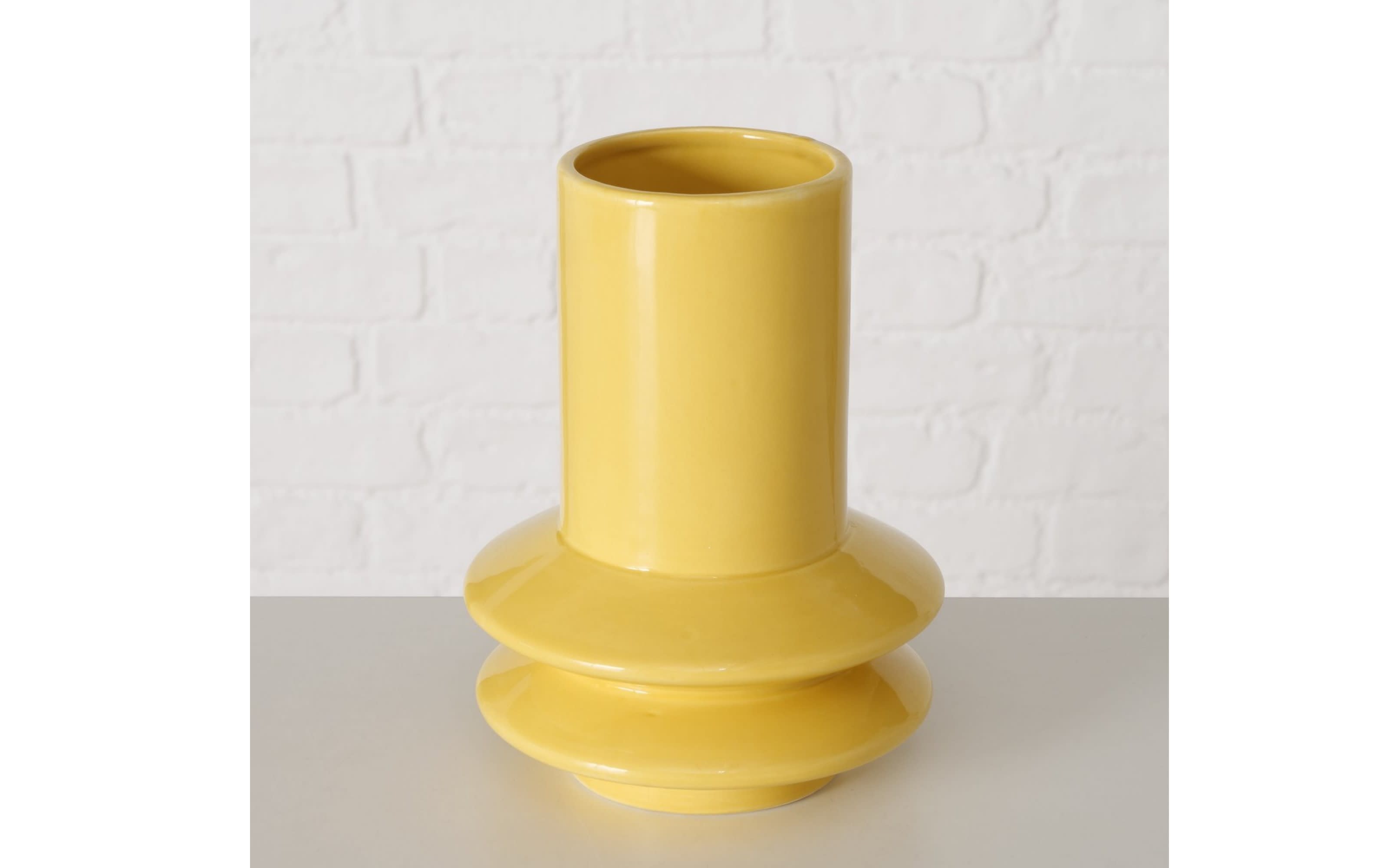Vase Amarilla, gelb, 20 cm