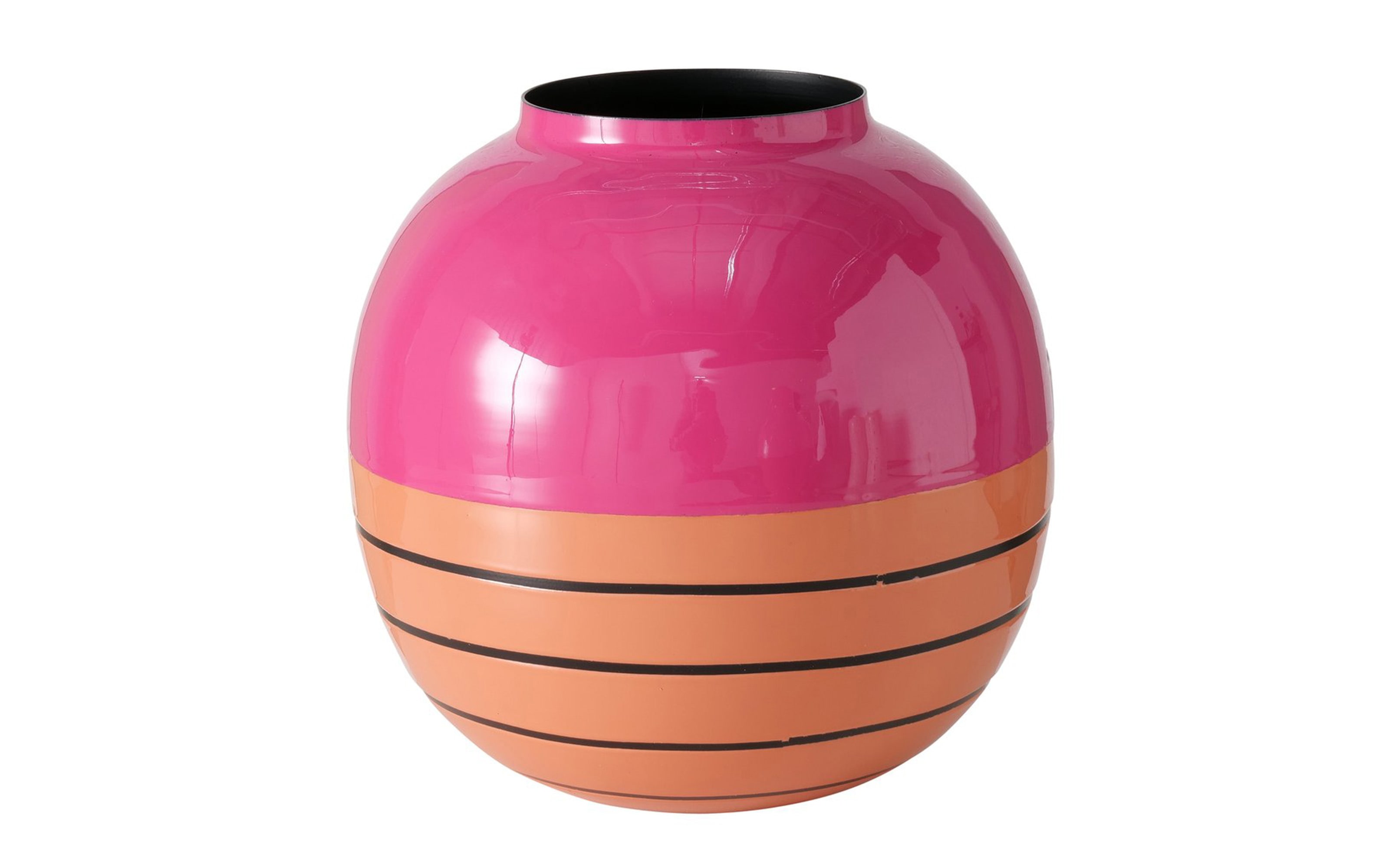 Vase Tucol, pink/orange