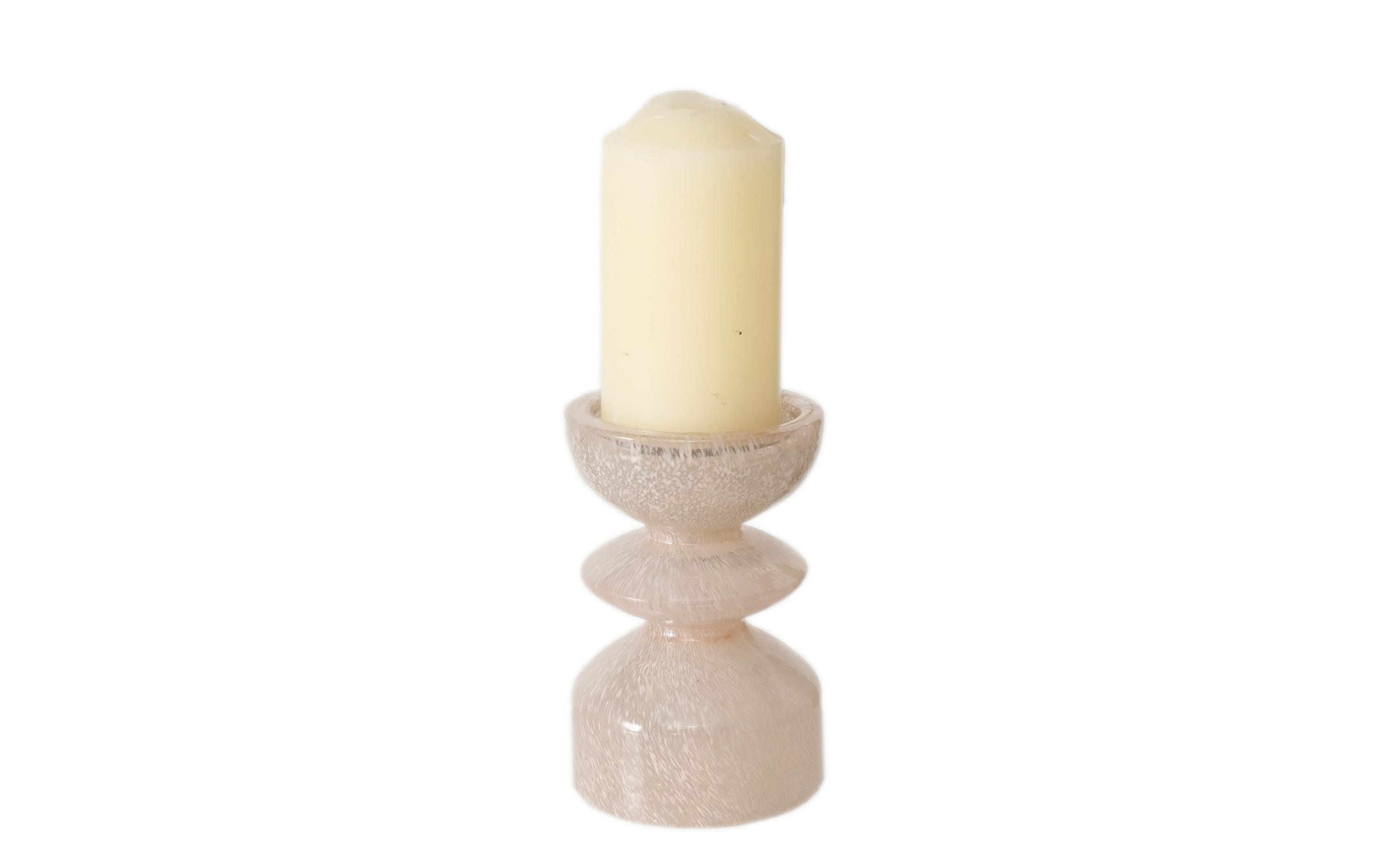 Kerzenleuchter Peolina, hellrosa, 15 cm