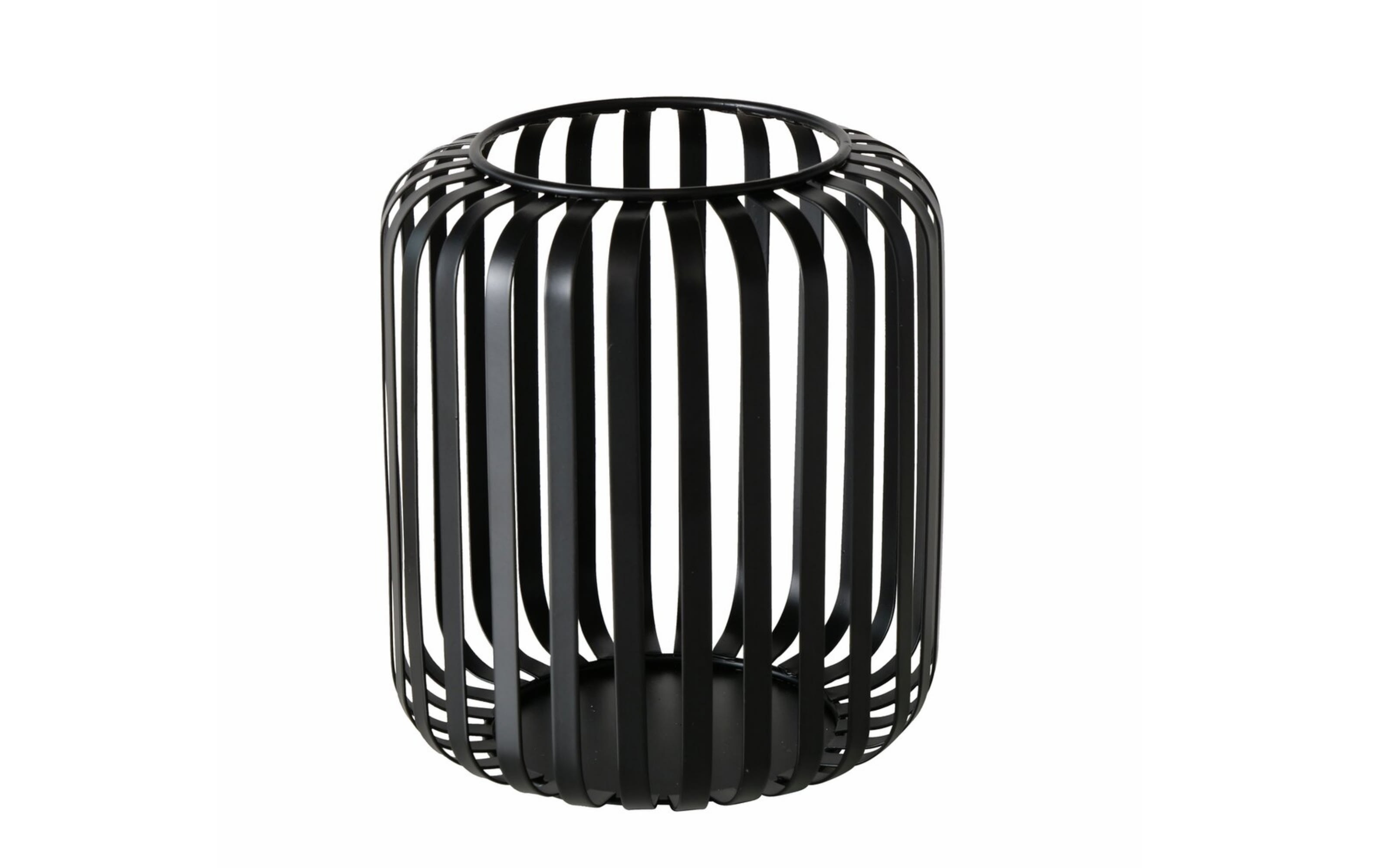 Windlicht Viki, schwarz, 15 cm