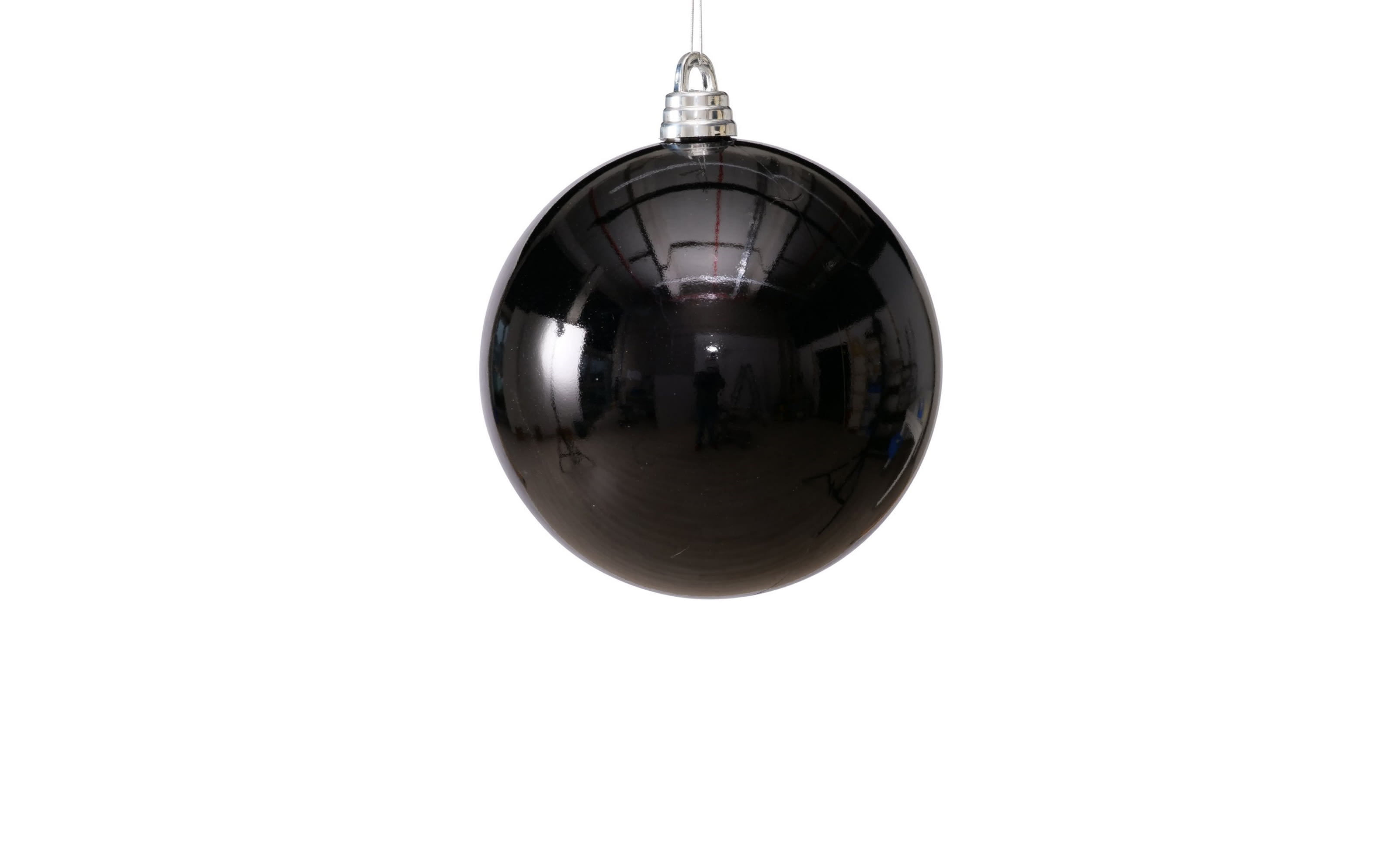 Weihnachtskugel Centro, schwarz, 30 cm