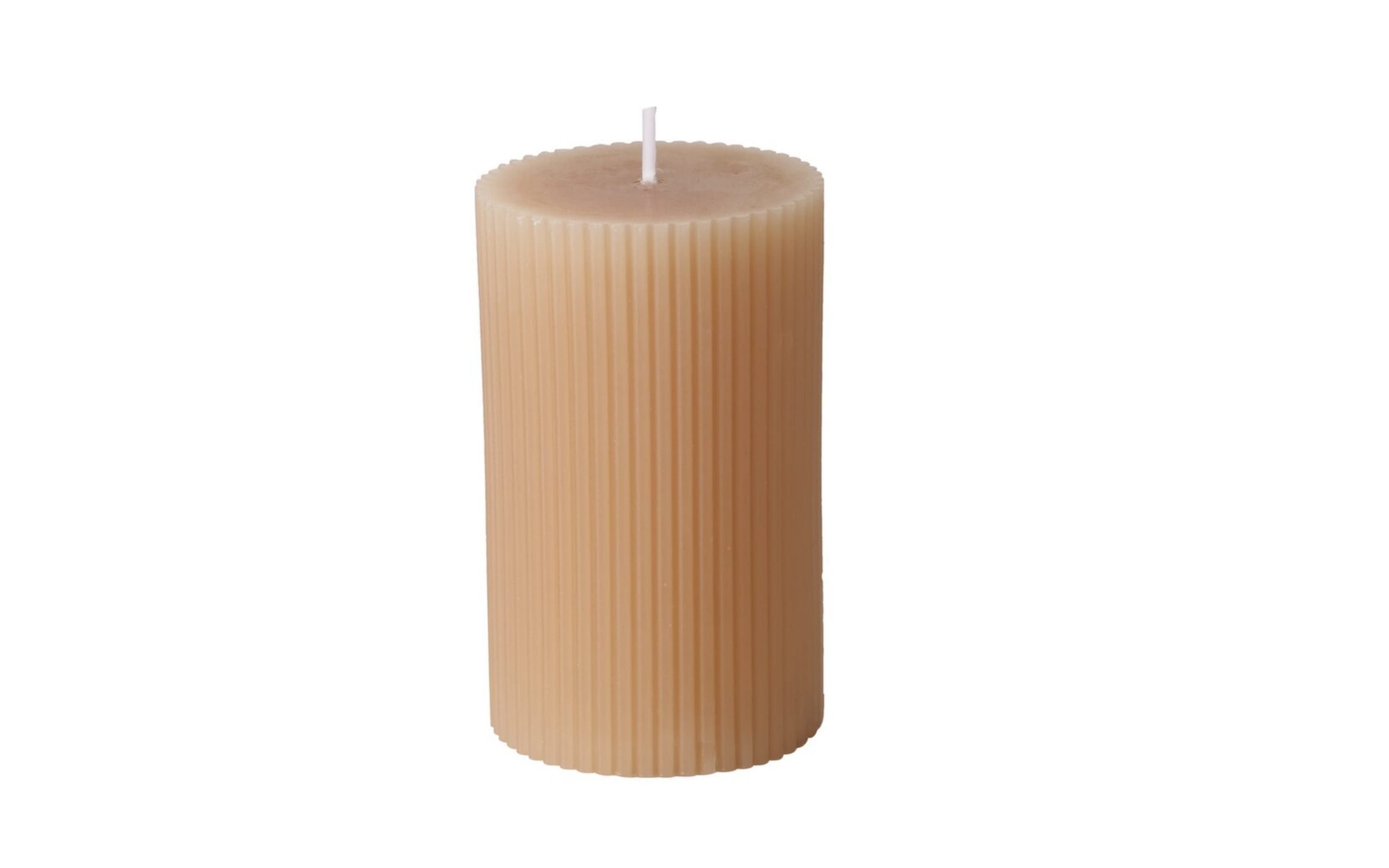 Stumpenkerze Classic, beige, 10 cm