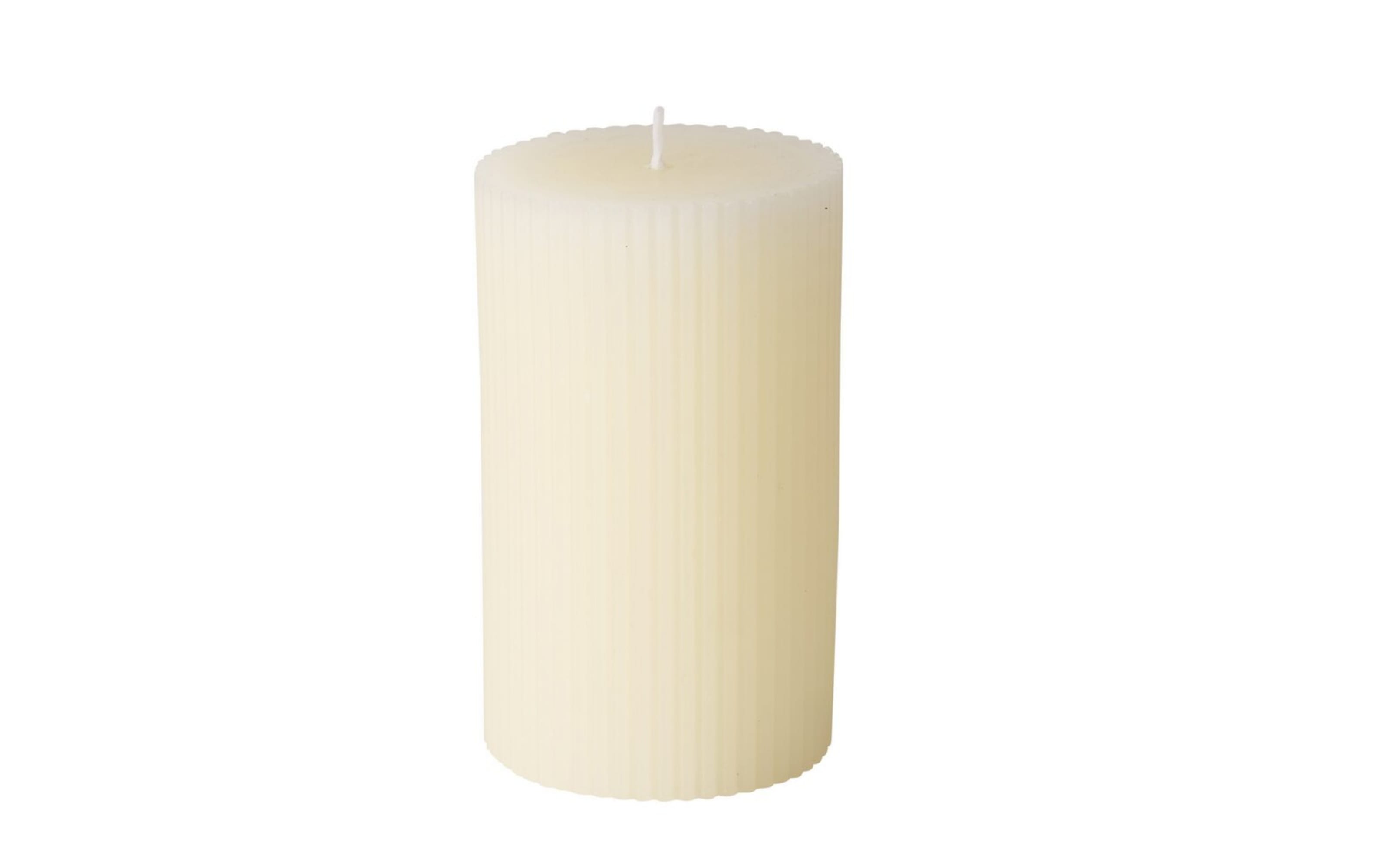 Stumpenkerze Classic, cremeweiß, 10 cm