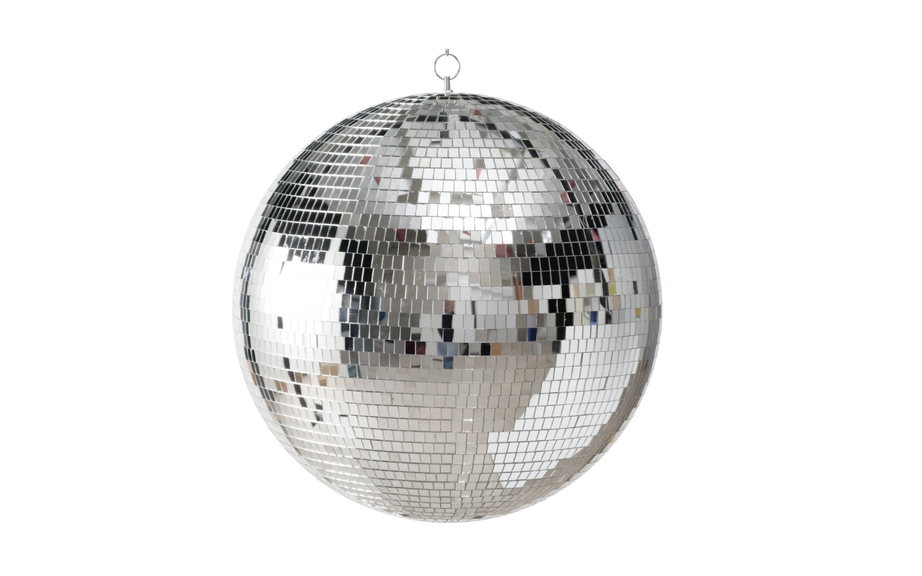 Dekoanhänger Disco, silber, 48 cm