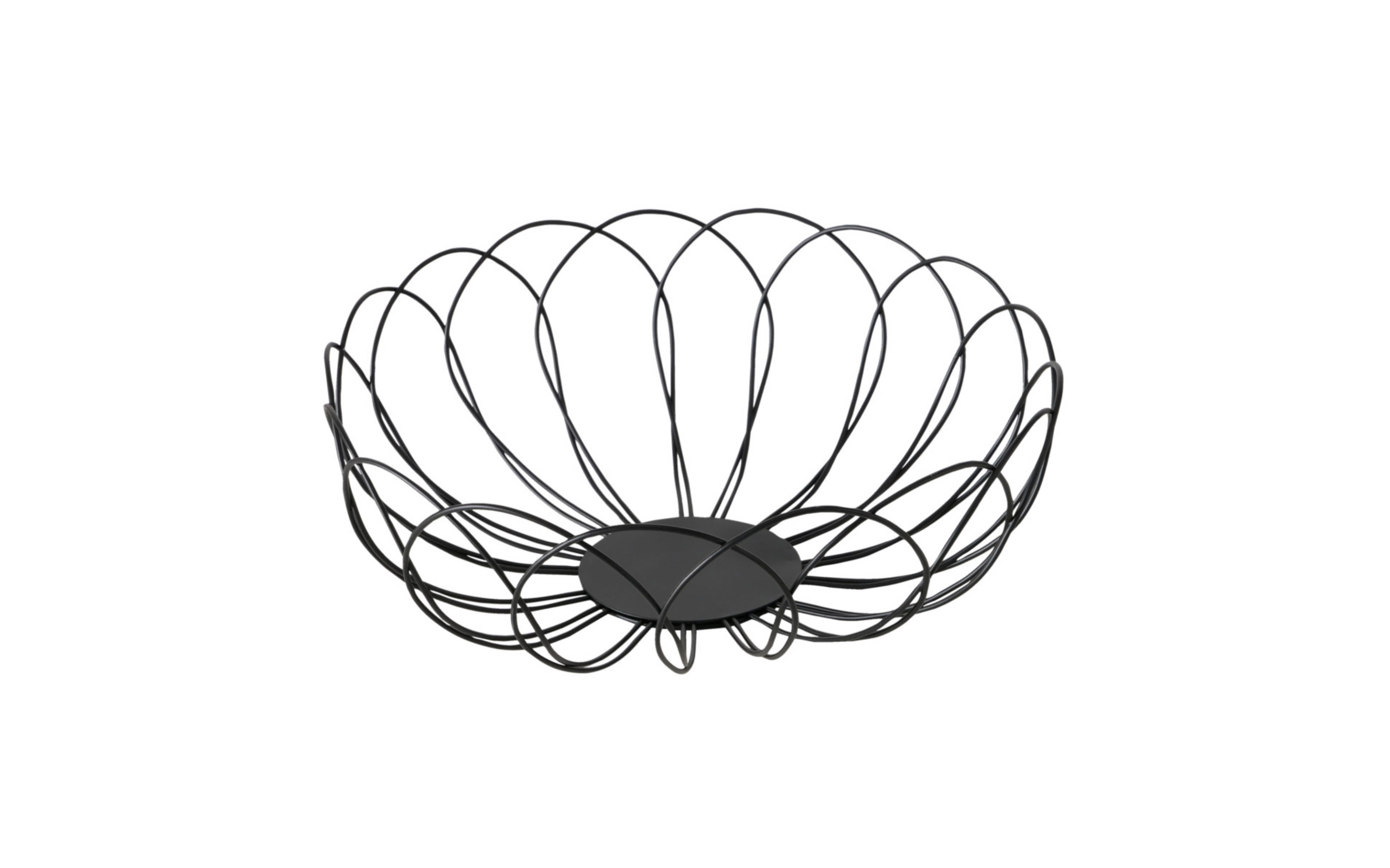 Korbset Floria, schwarz, 2-teilig