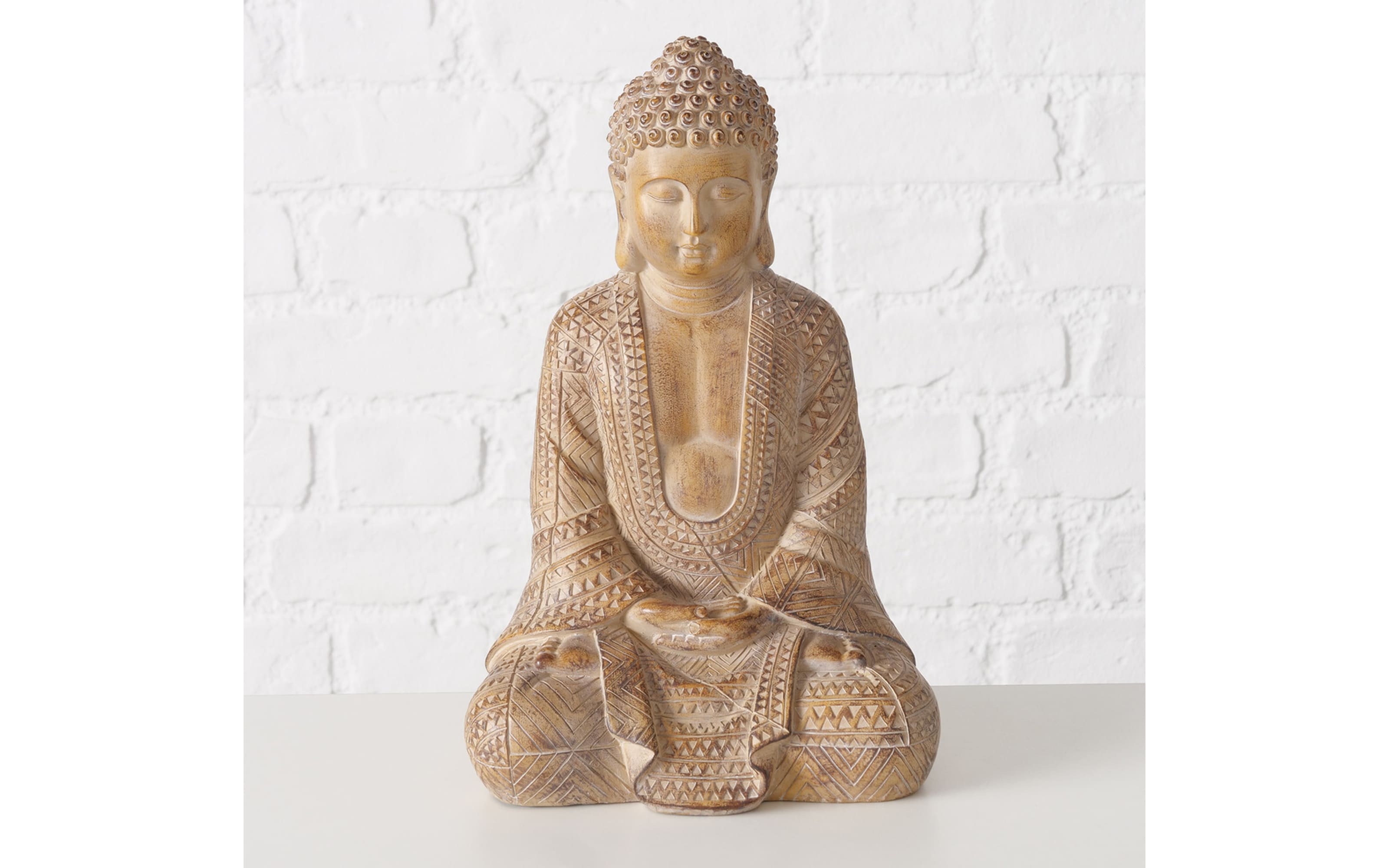 Buddhafigur Legolas, braun, 30 cm 