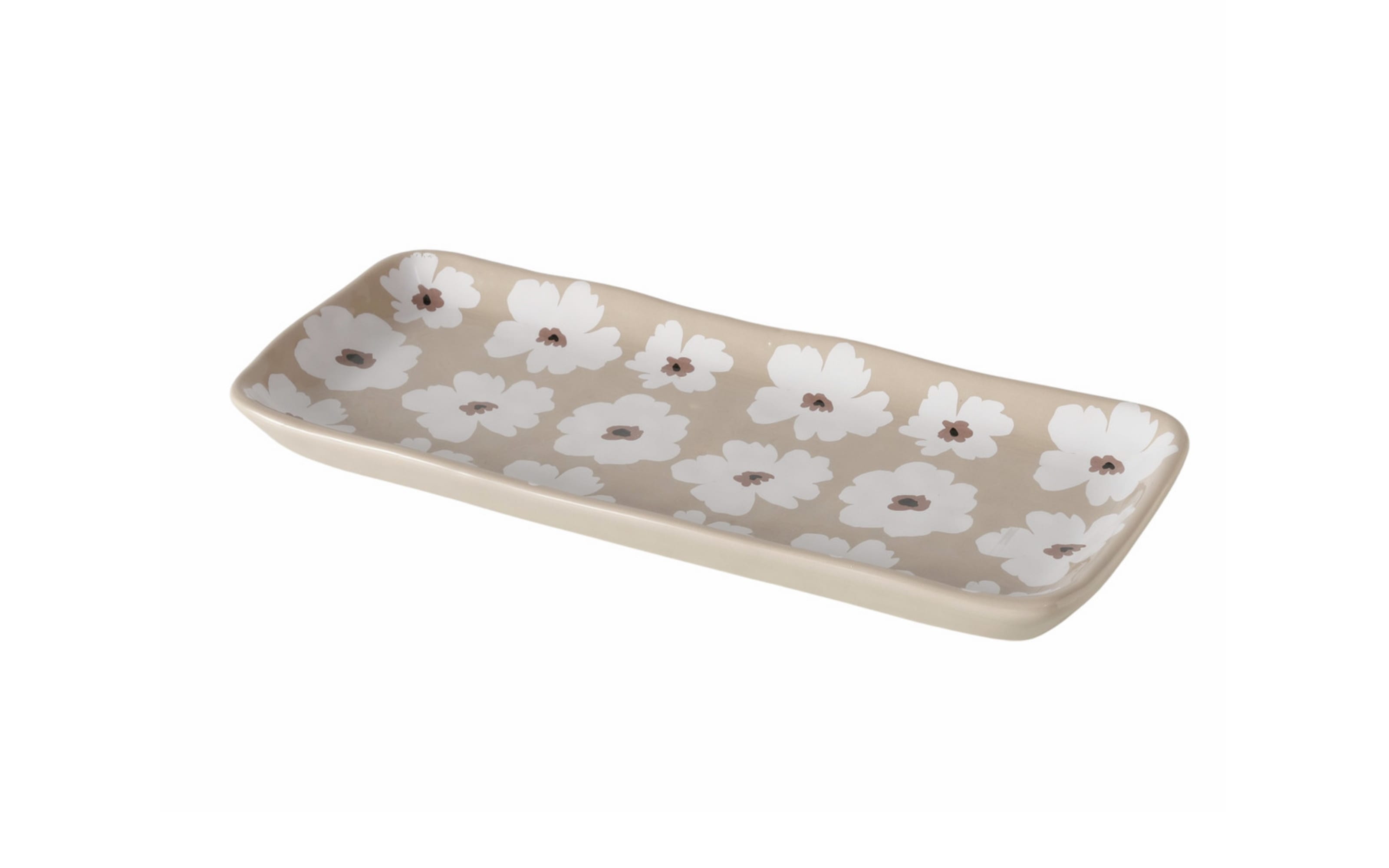 Servierplattenset Canea, beige, 2-teilig