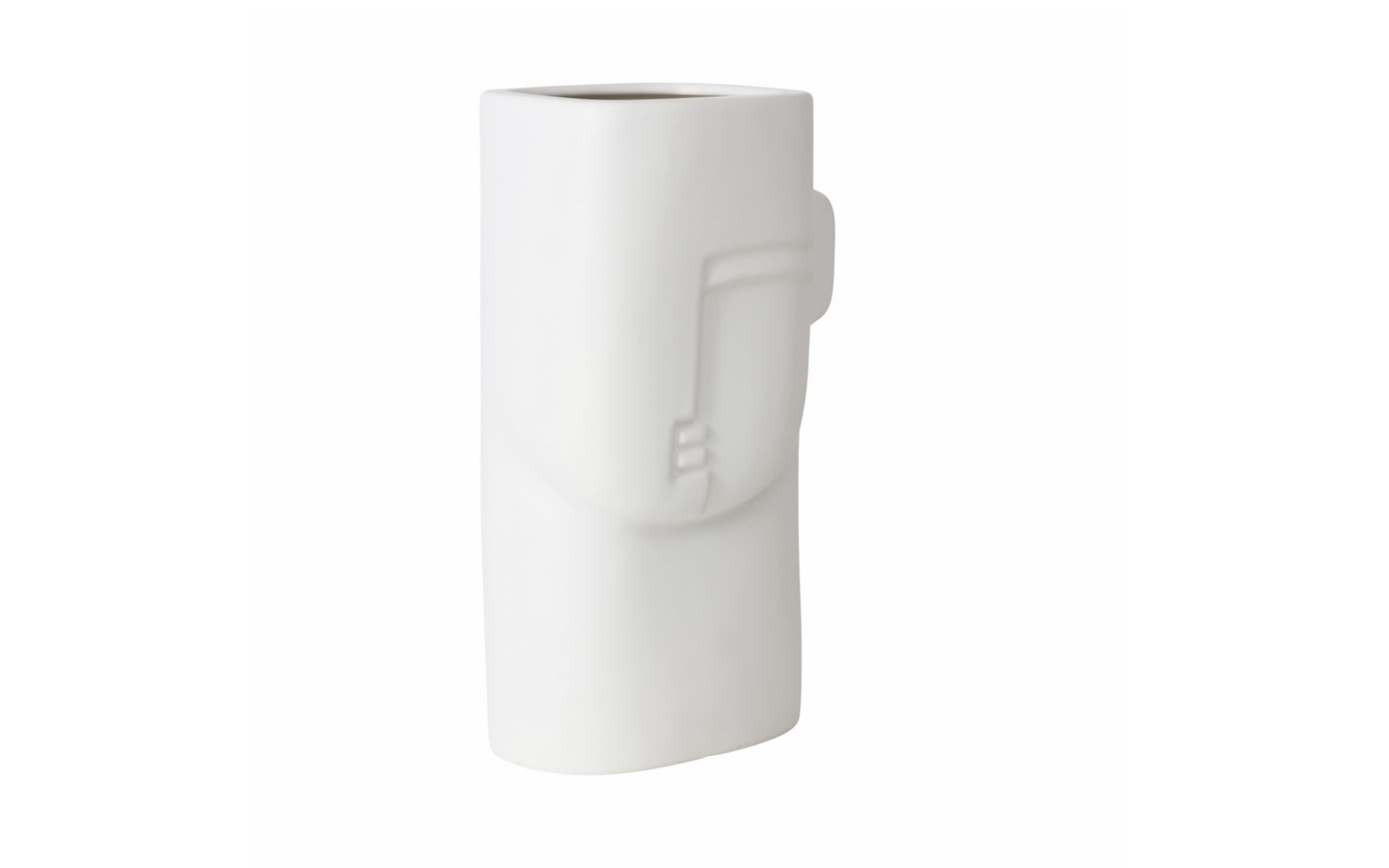 Vase Ansik, weiß, 35 cm