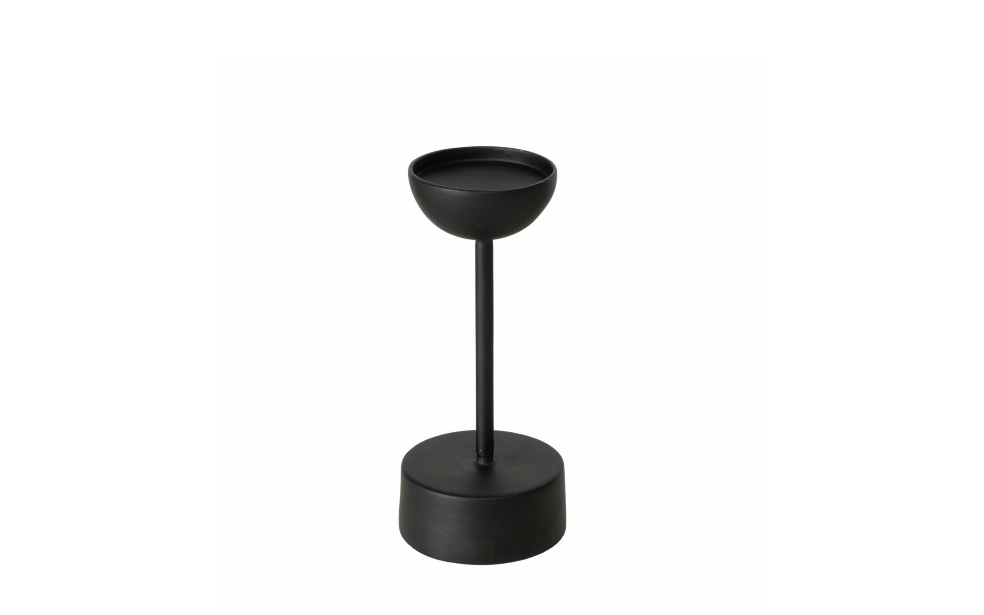 Kerzenleuchter Vimo, schwarz, 20 cm