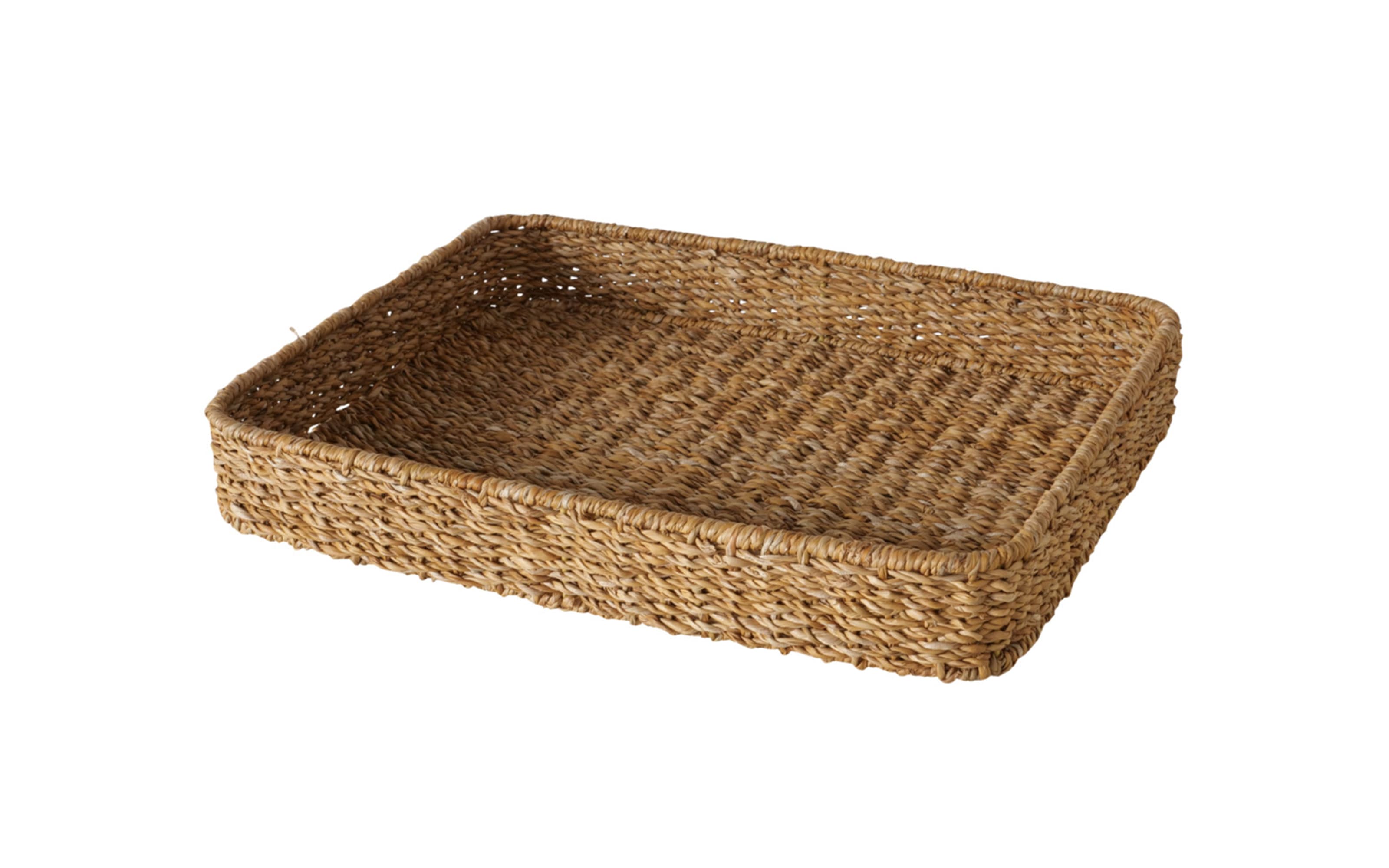 Tablett Sophy, Seegras, 40 x 50 cm
