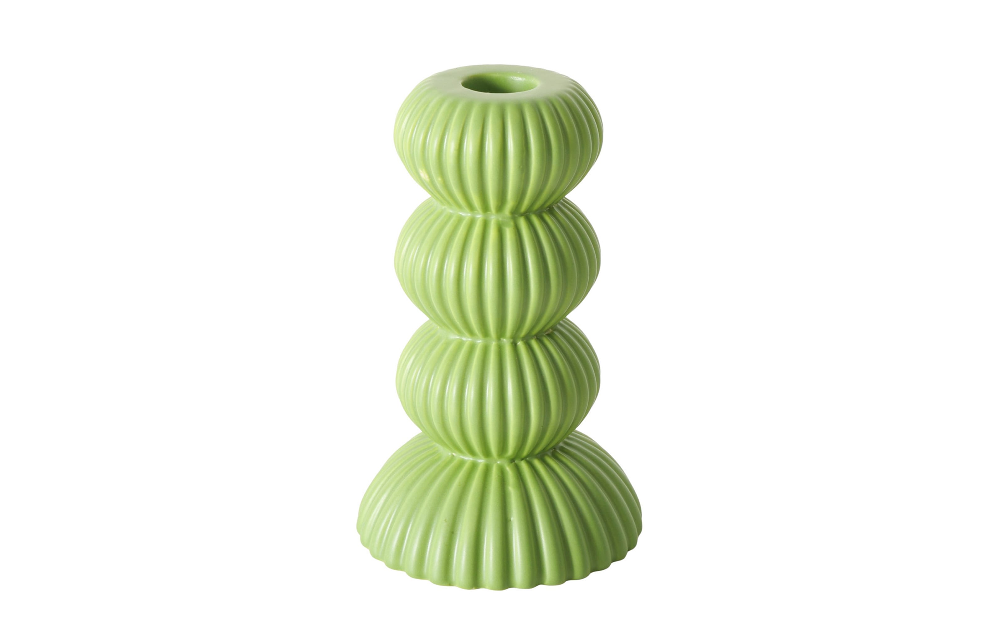 Kerzenleuchter Delila, grün, 14 cm