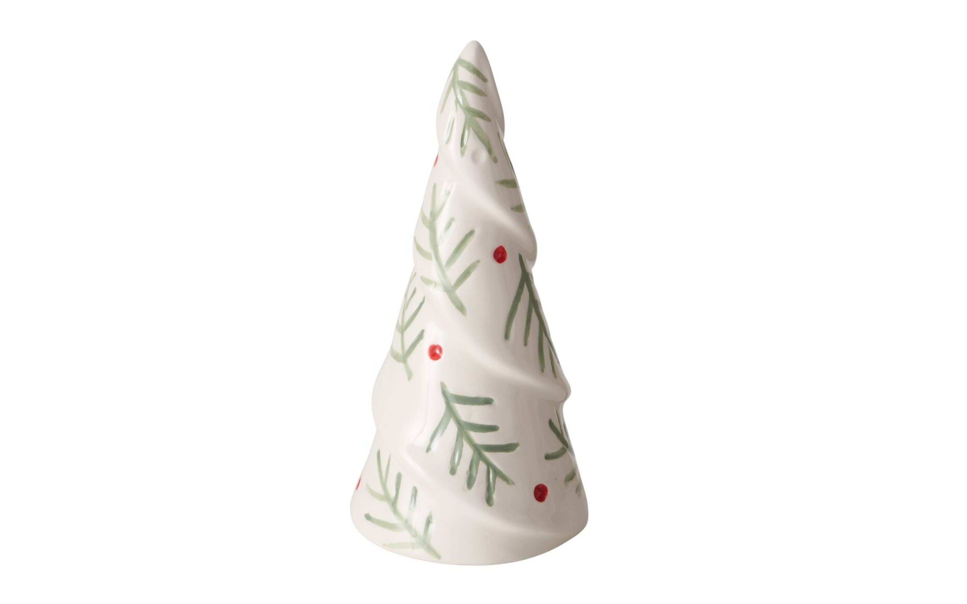 Dekoaufsteller Lorna, weiß, 13 cm