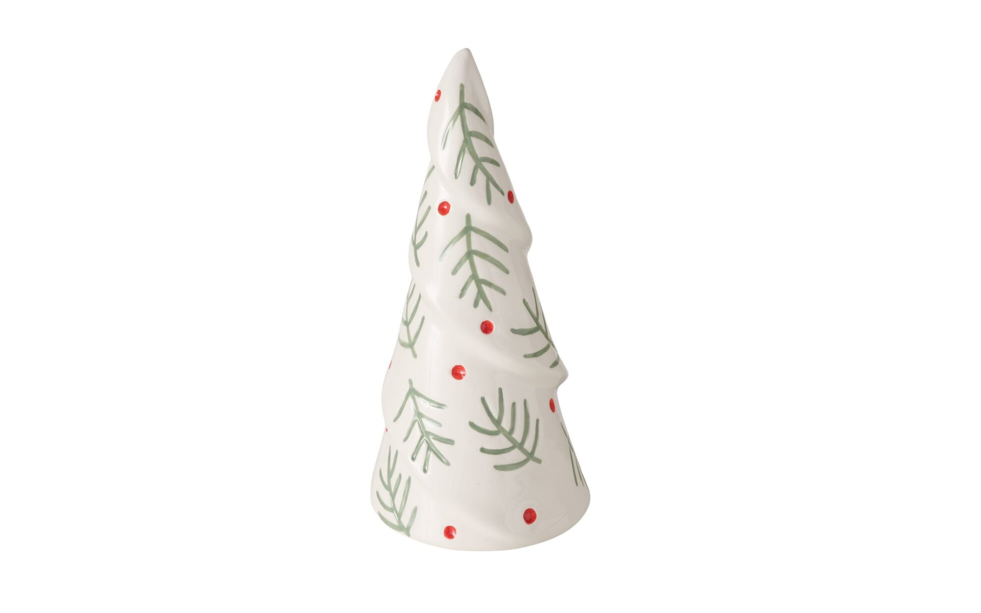 Dekoaufsteller Lorna, weiß, 21 cm