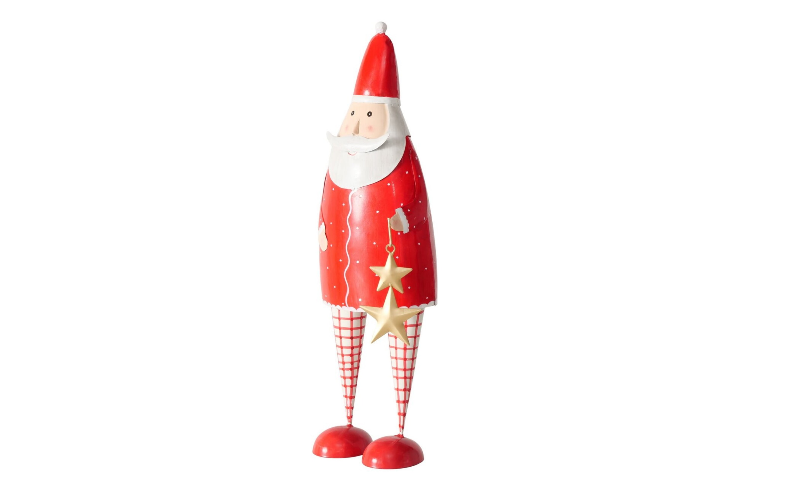 Dekofigur Weihnachtsmann, rot/weiß, 45 cm