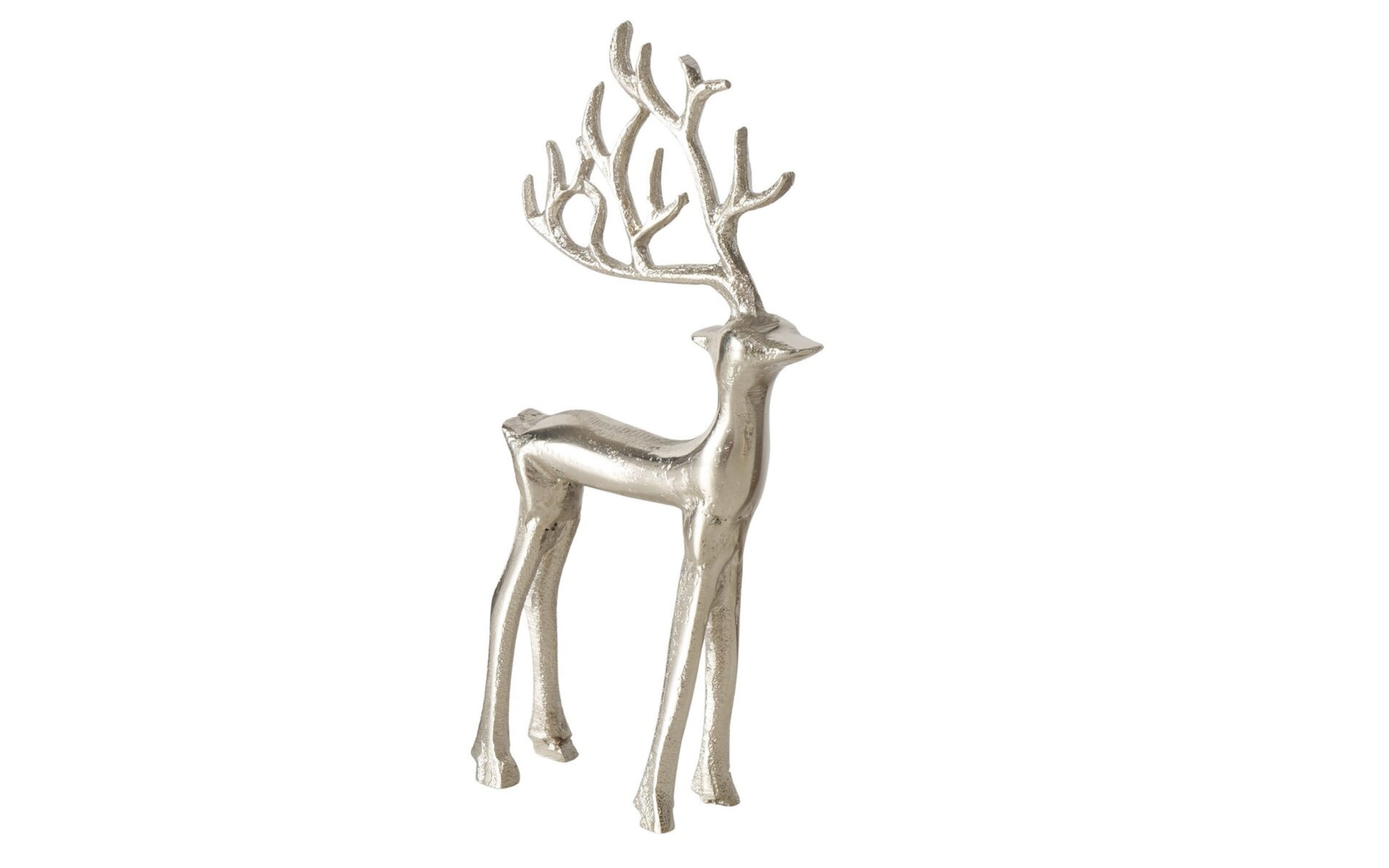 Figur Hirsch, silber, 19,5 cm