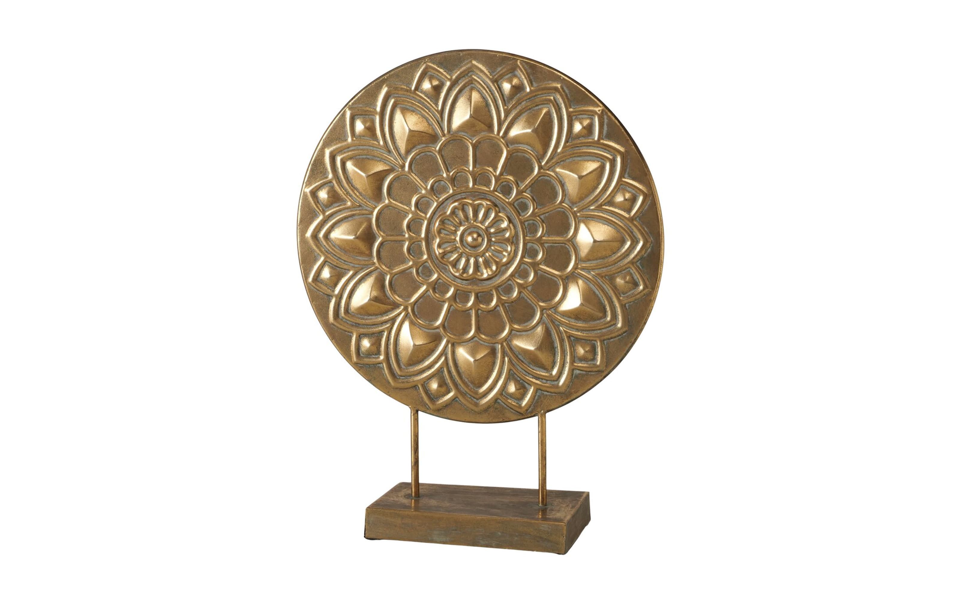 Dekoaufsteller Alhambra, goldfarbig