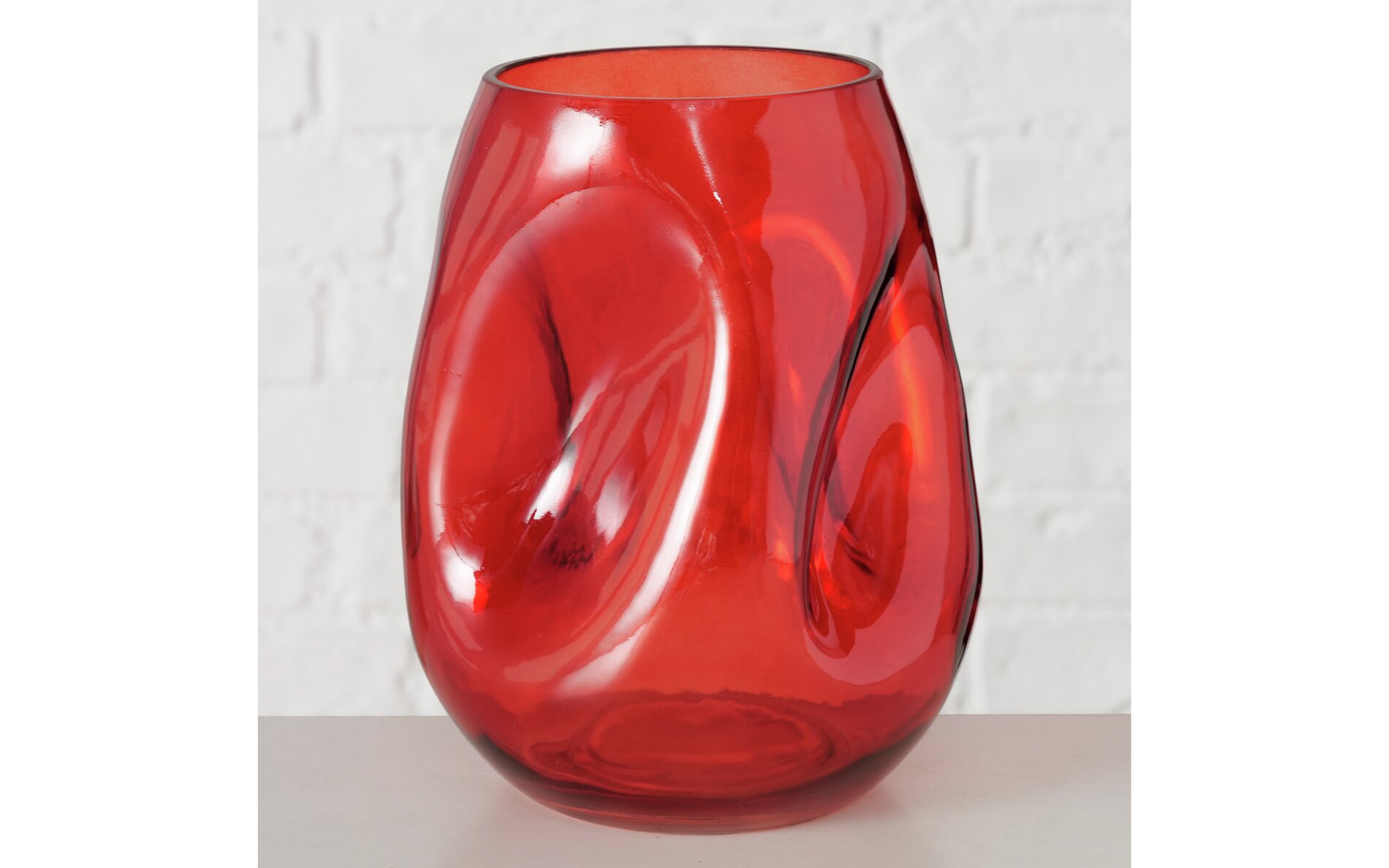 Vase Lojin, rot, 17,3 cm