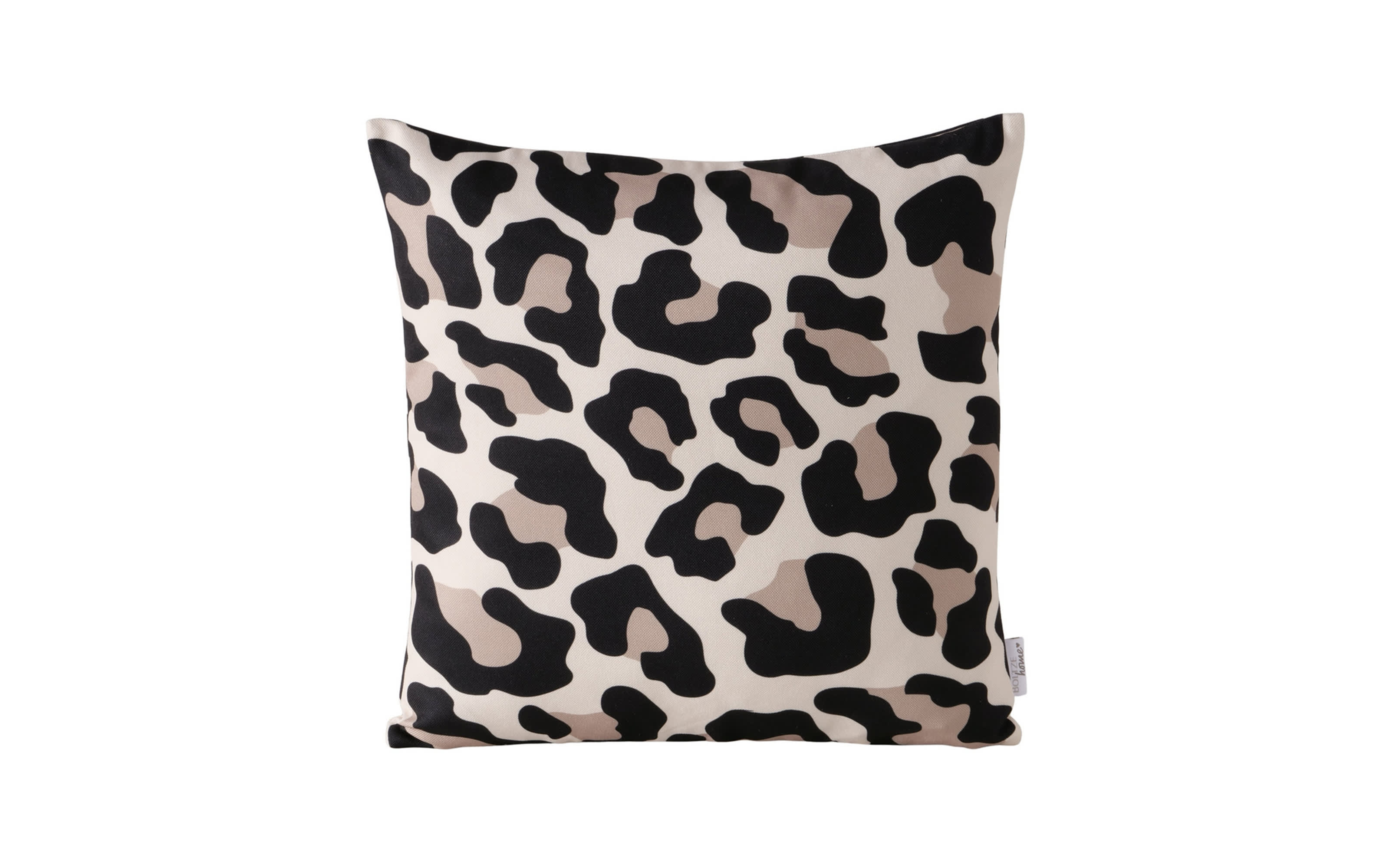 Kissen Leony, braun/schwarz, 45 x 45 cm