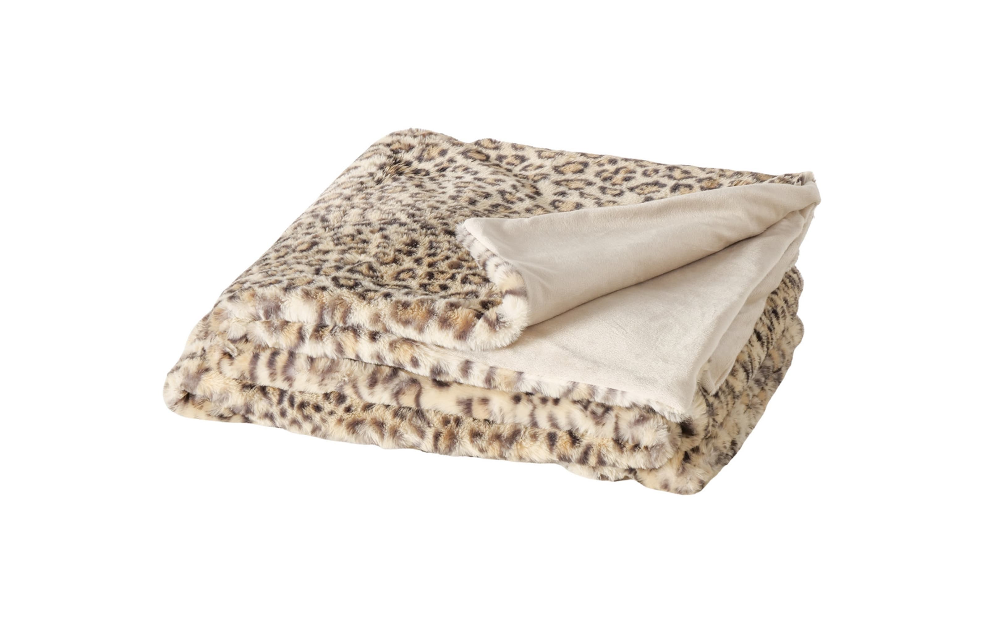 Decke Leony, beige/braun, 150 x 200 cm 