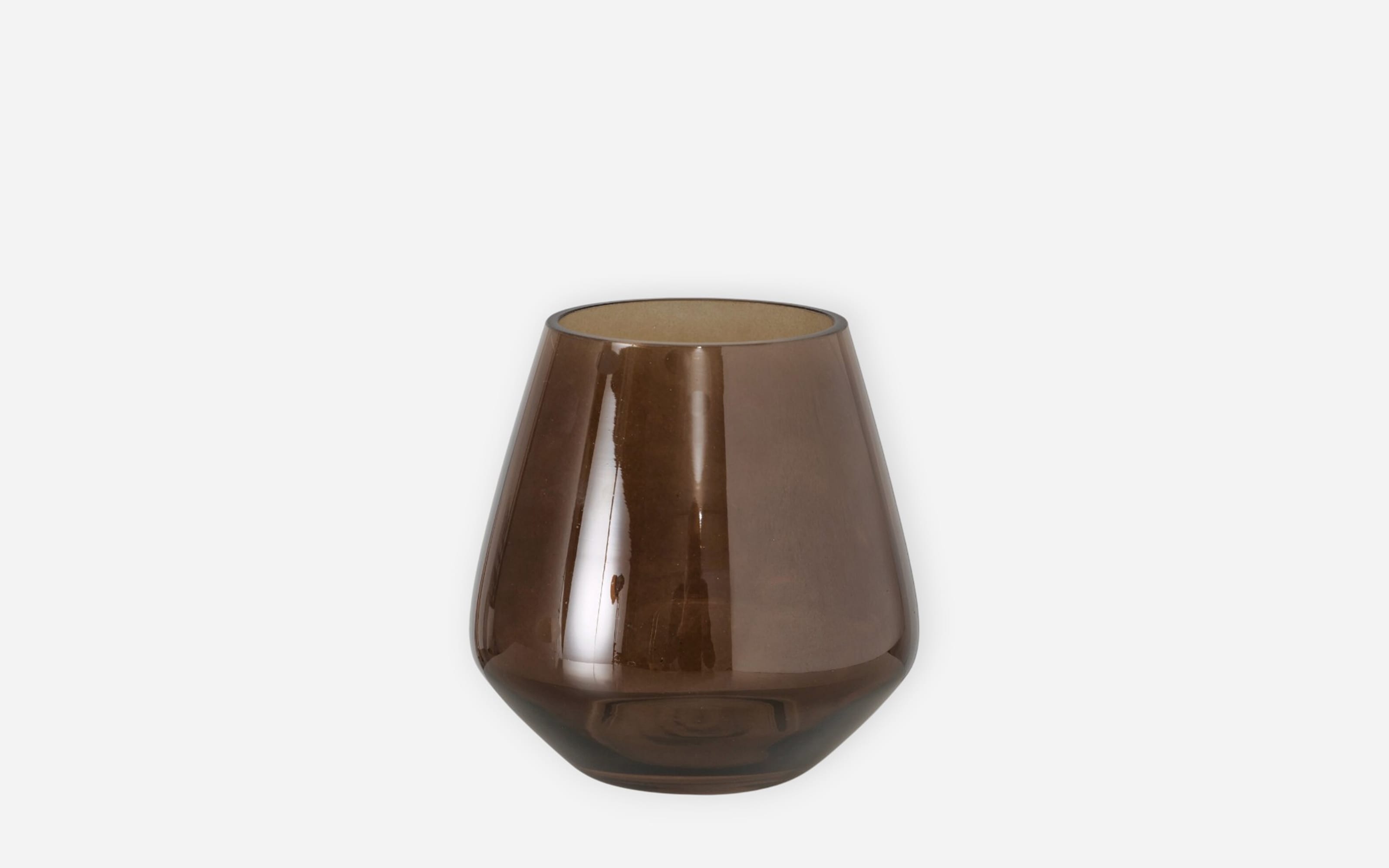 Windlicht Marolo, braun, 15 cm