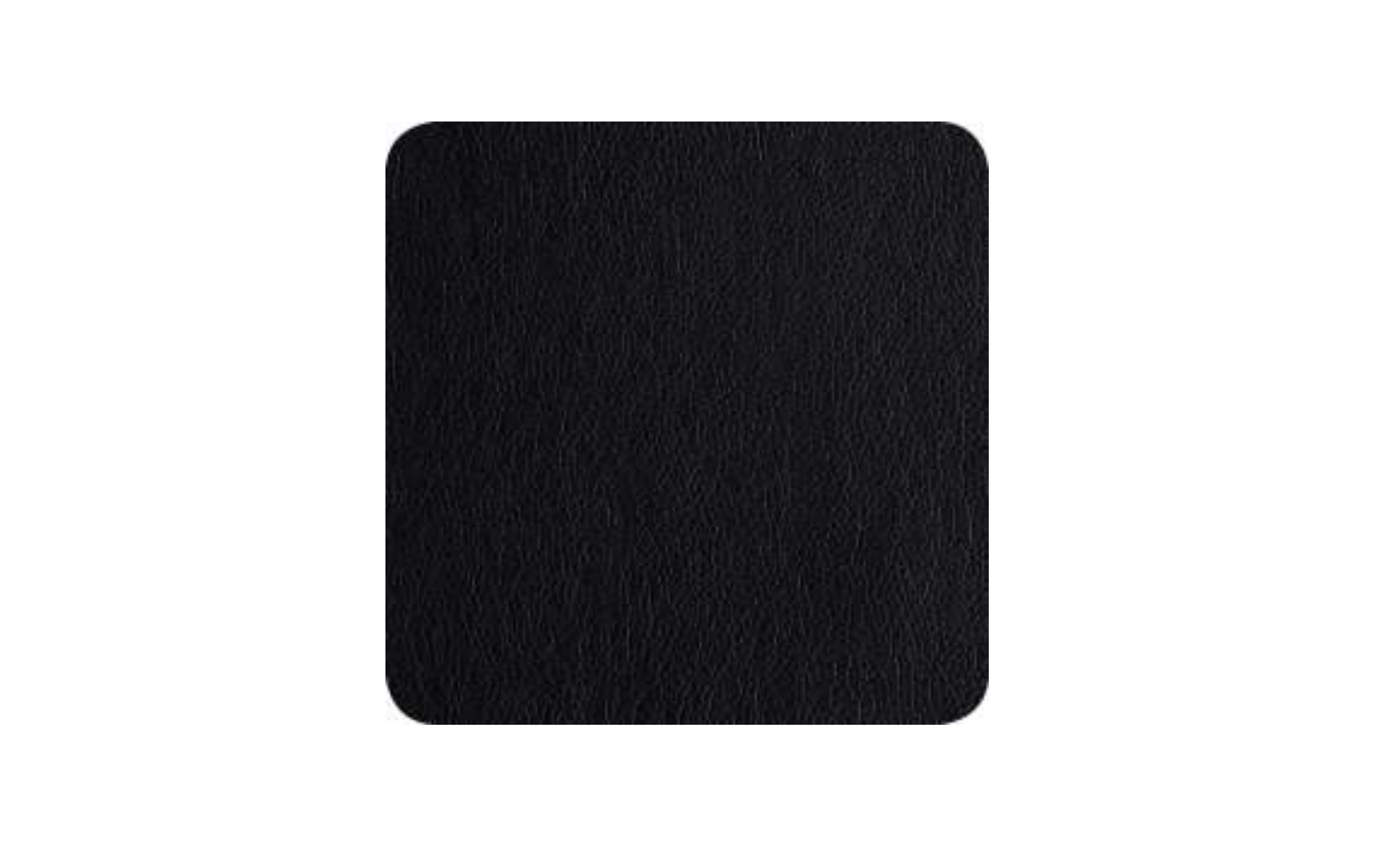 Untersetzer leather optic, schwarz, 4-teilig